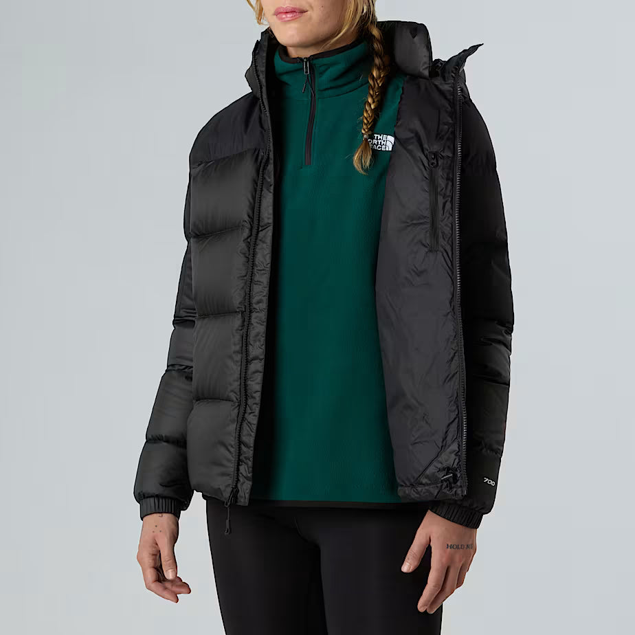 Veste à capuche matelassée Diablo Down 2.0 pour femme The North Face, noir chiné TNF - noir TNF