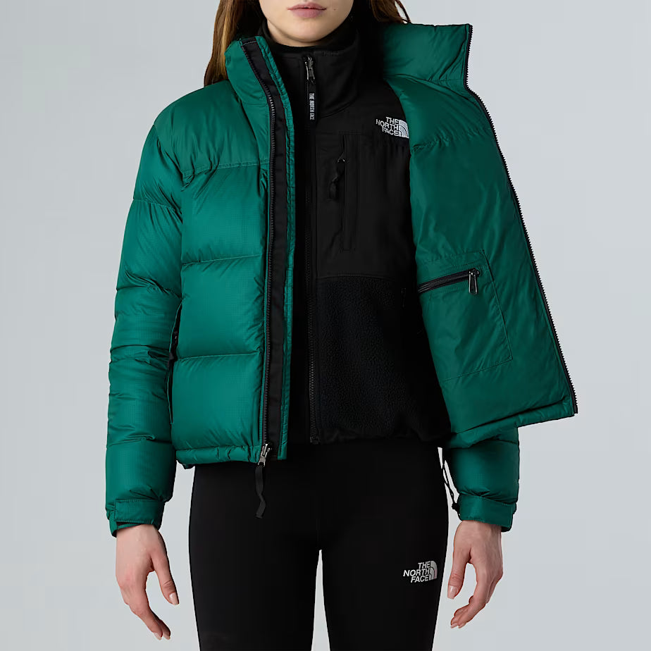 Женская куртка The North Face 1996 Retro Nuptse охотничий зелёный