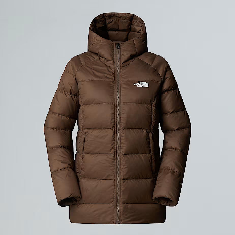 The North Face Dame Hyalite Dun Hooded Parka Smokey Brown