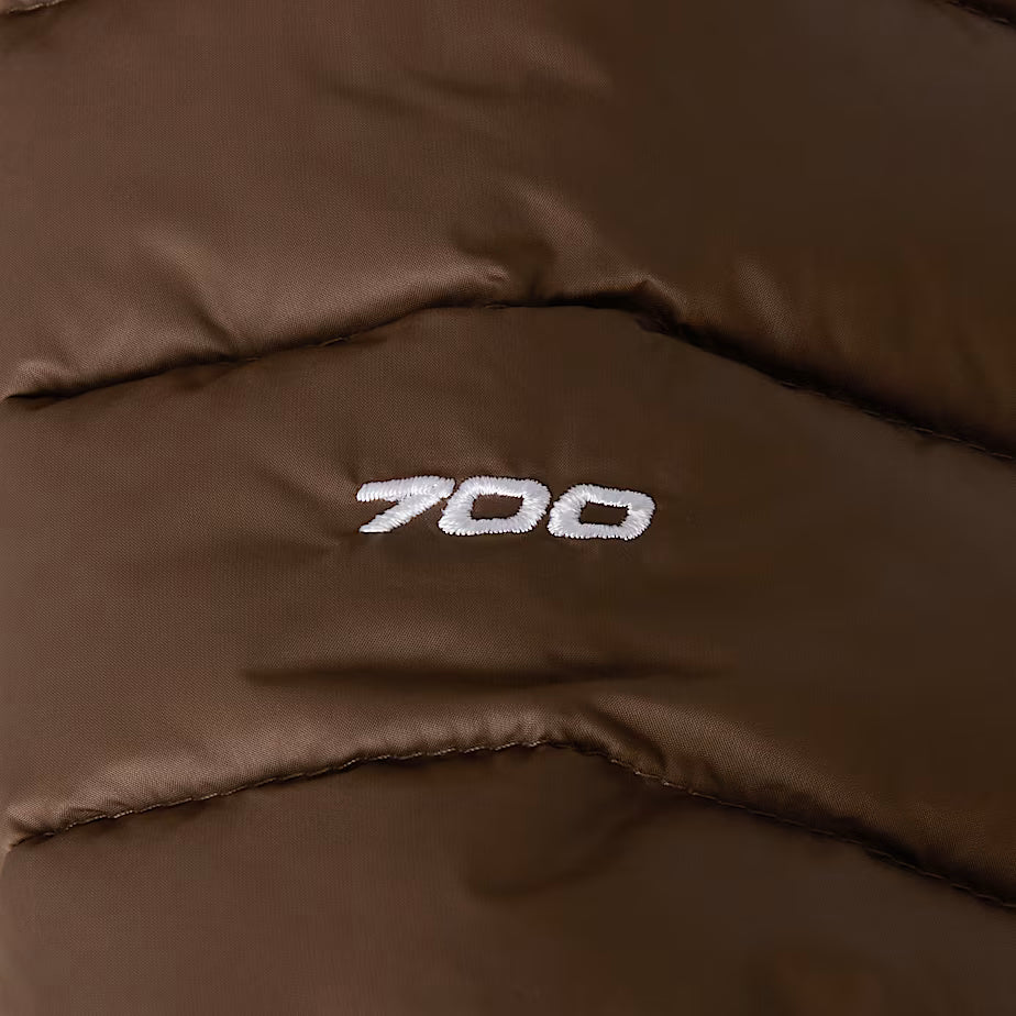 The North Face Veste matelassée classique à capuche pour femme Marron Fumé