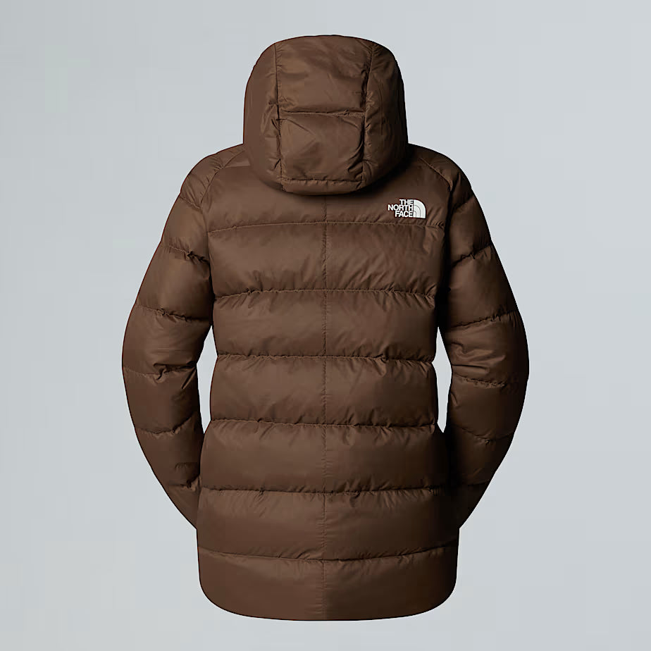 The North Face Dame Hyalite Dun Hooded Parka Smokey Brown