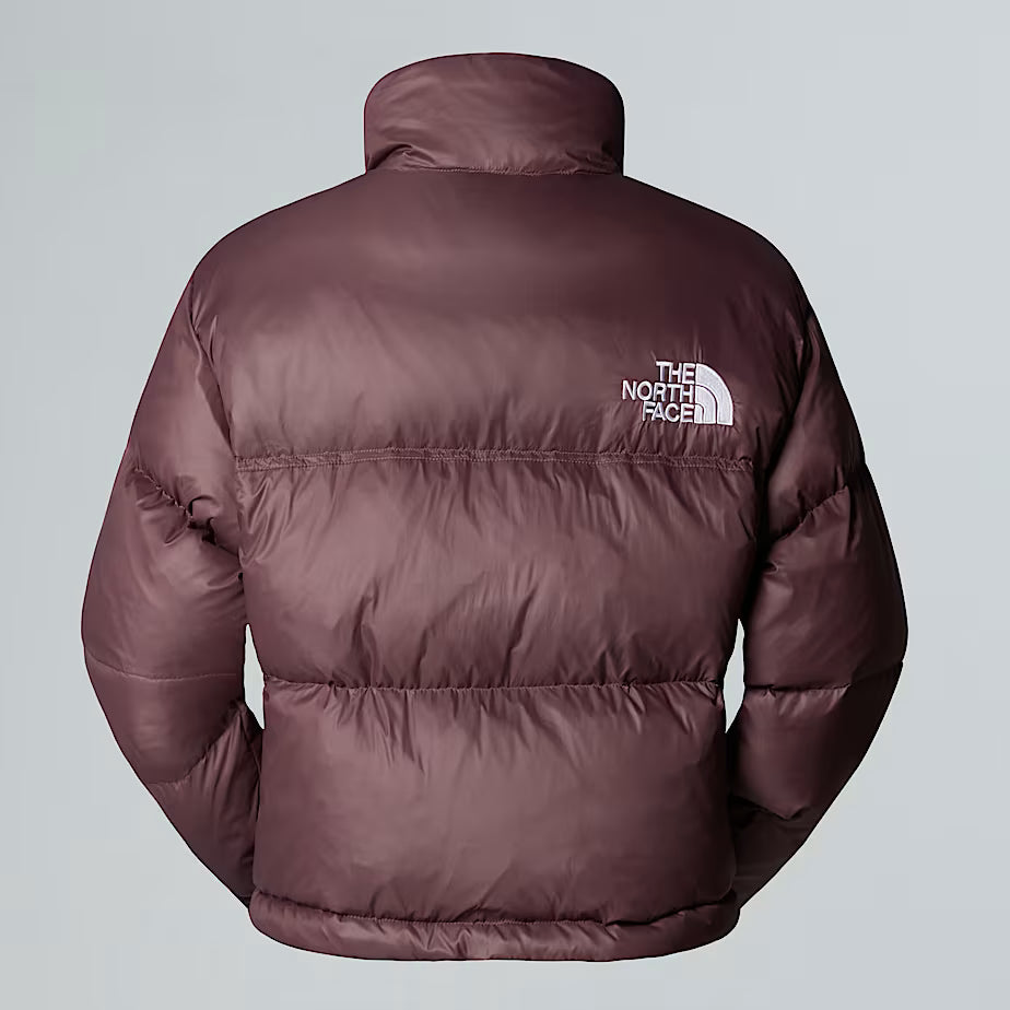 Chaqueta corta Nuptse para mujer The North Face en color cuarzo tostado