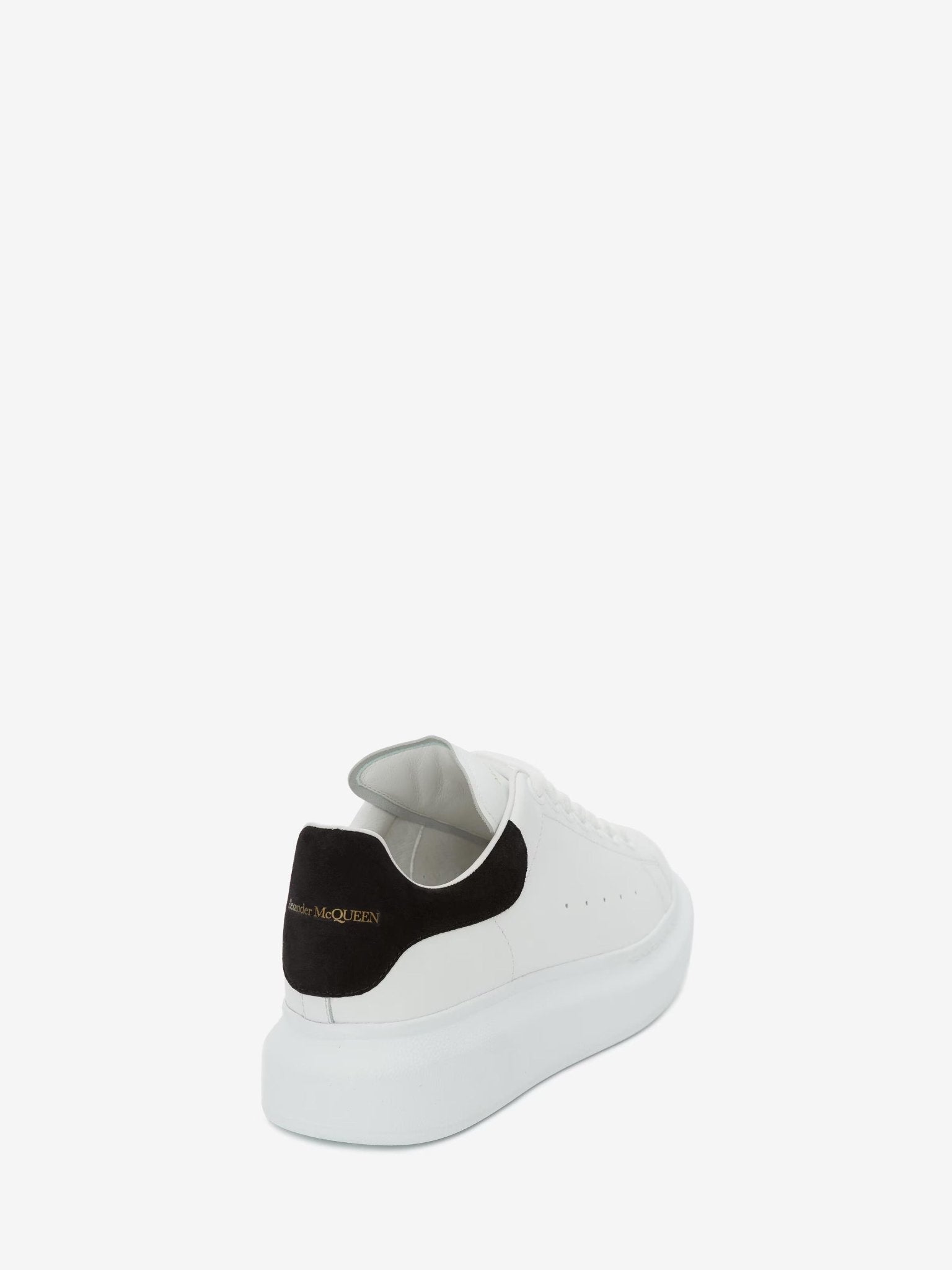 Alexander McQueen Women's Oversized Sneaker in White/Black - Dani Dyers