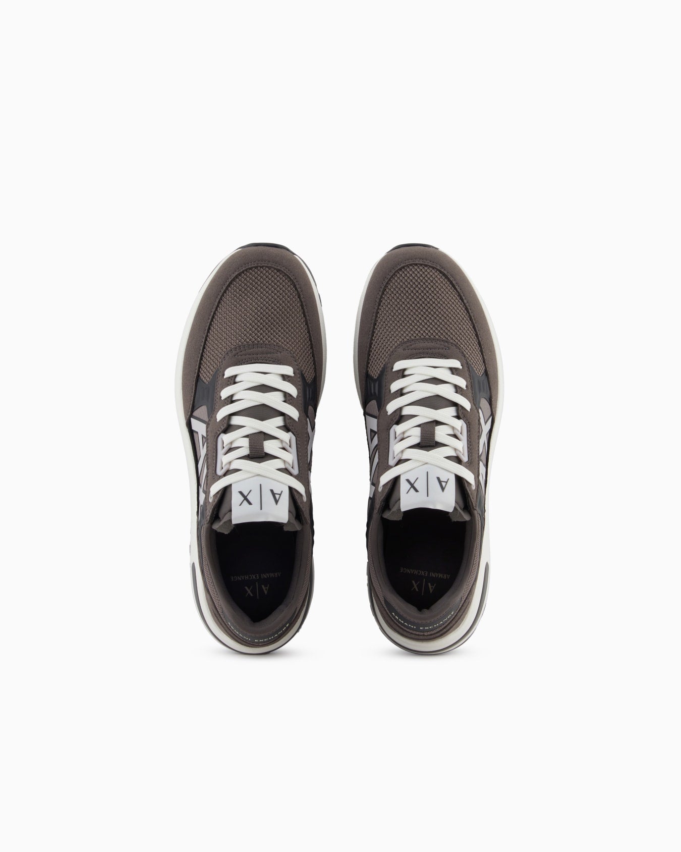 Armani Exchange Men's ECO - SUEDE COLOR BLOCK LOGO SNEAKERS - Dani Dyers