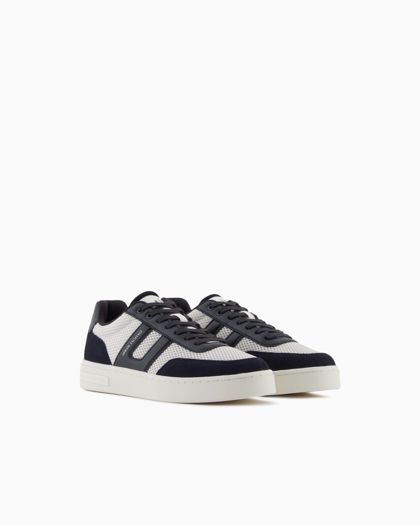 Armani Exchange Men's Mesh sneakers with contrasting inserts - Dani Dyers