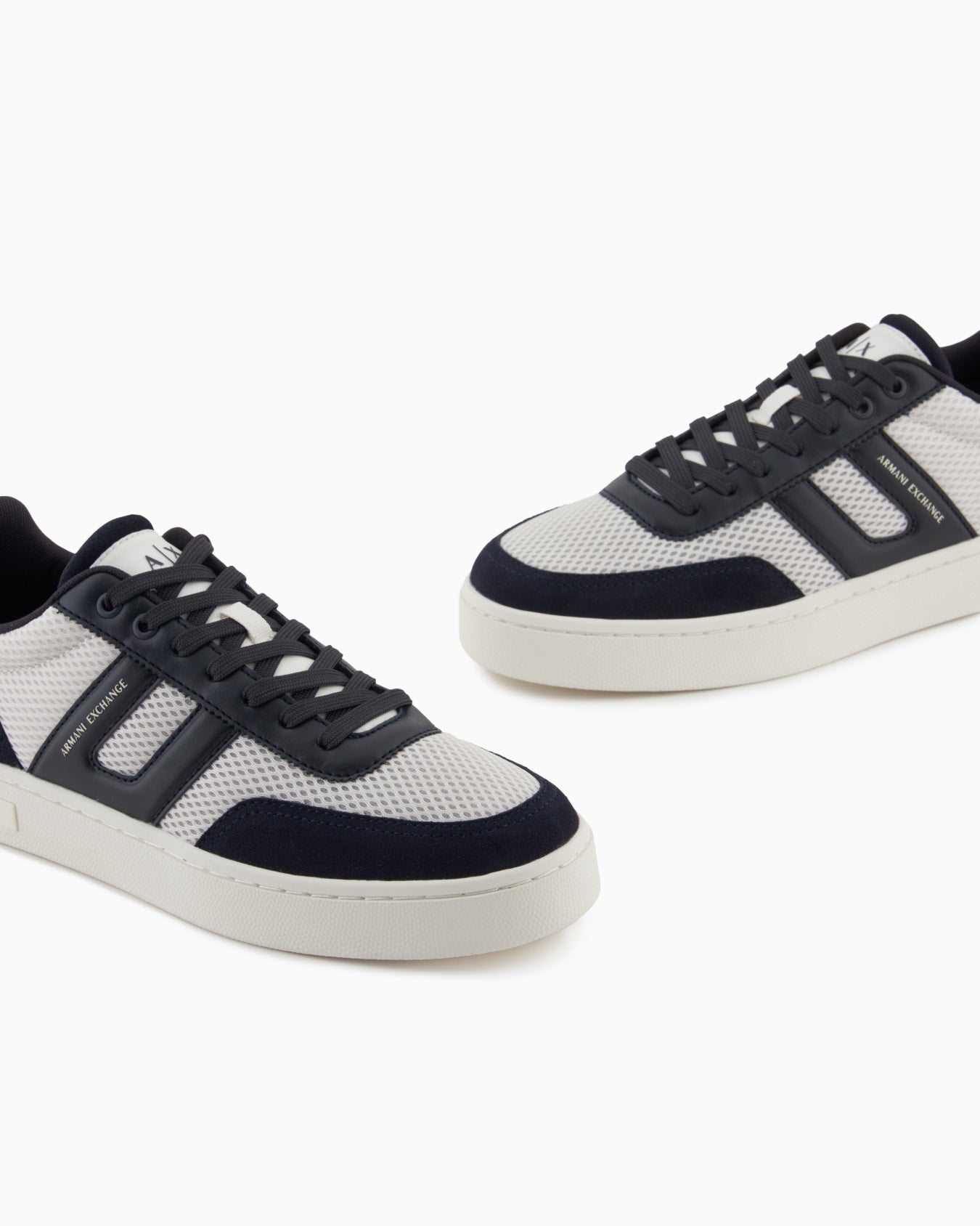 Armani Exchange Men's Mesh sneakers with contrasting inserts - Dani Dyers