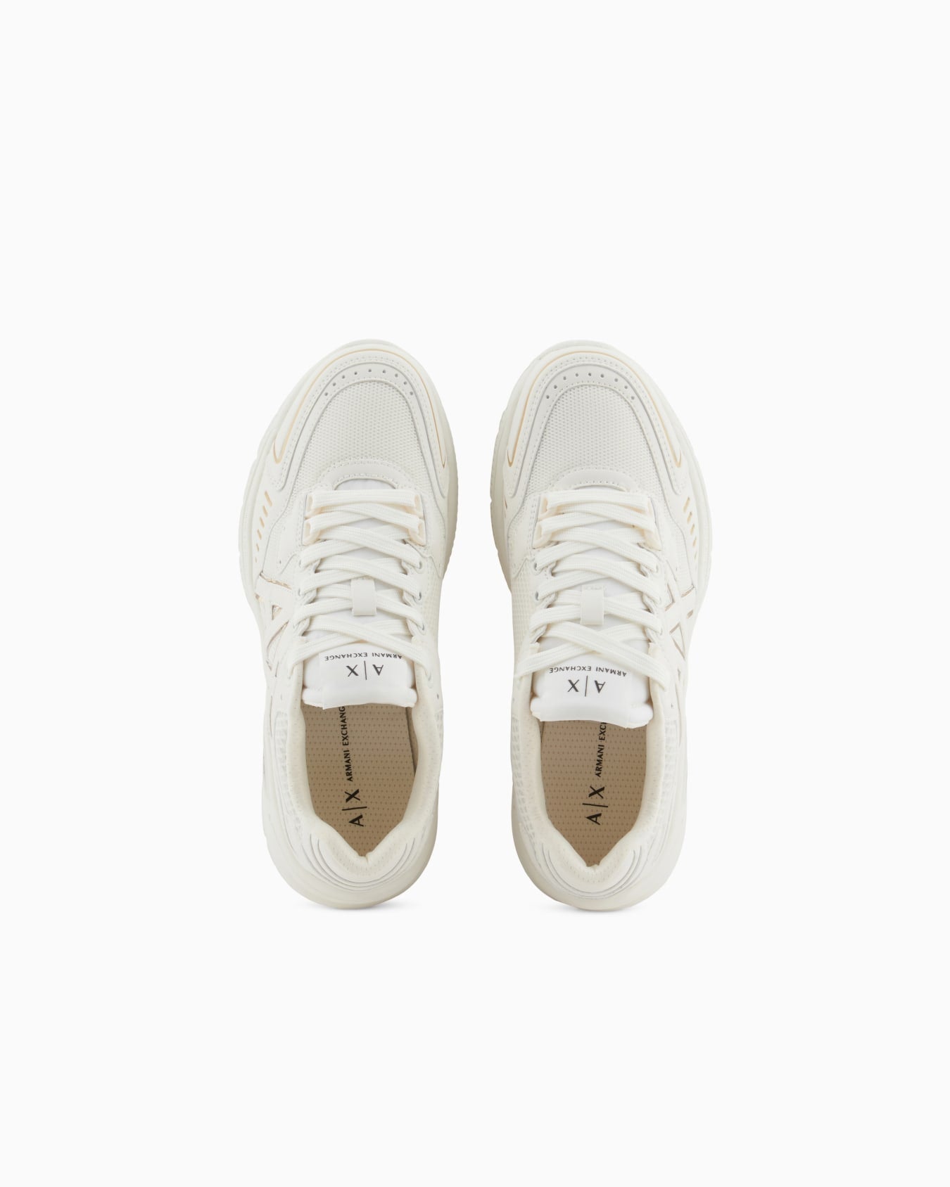 Armani Exchange Women's Chunky sneakers with contrasting inserts - Dani Dyers