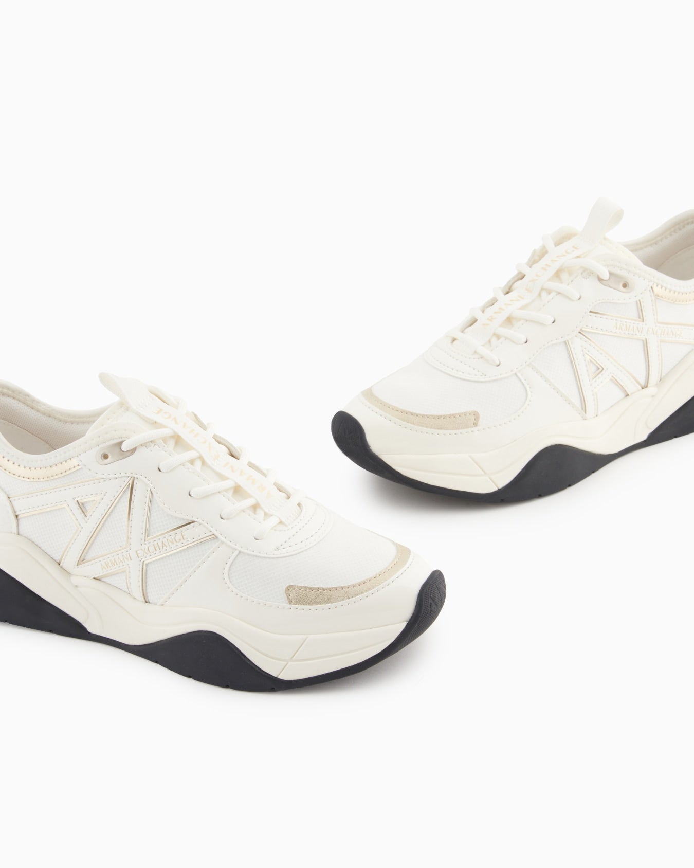 Armani Exchange Women's Chunky sneakers with logo - Dani Dyers