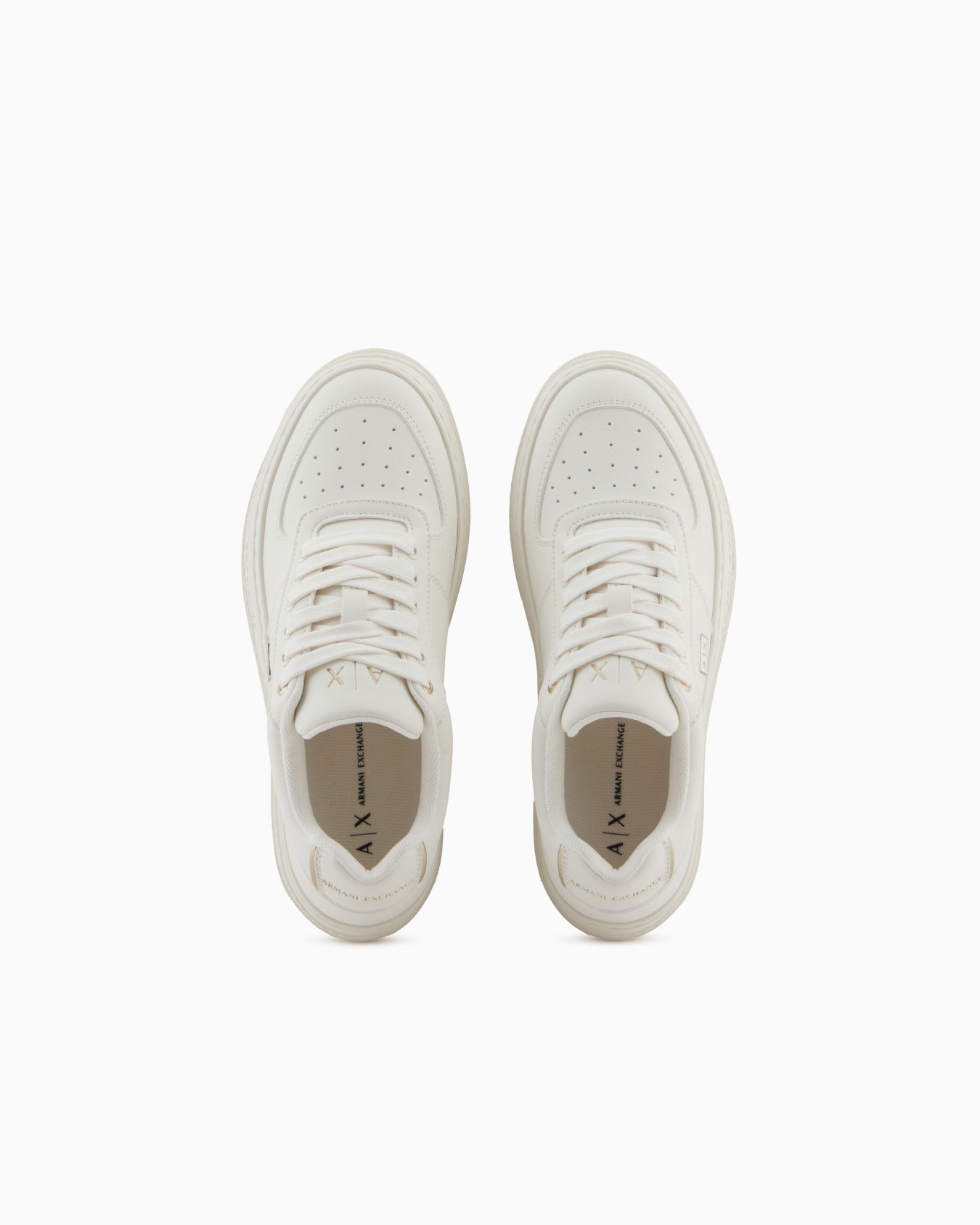 Armani Exchange Women's Off - White Sneakers - Dani Dyers
