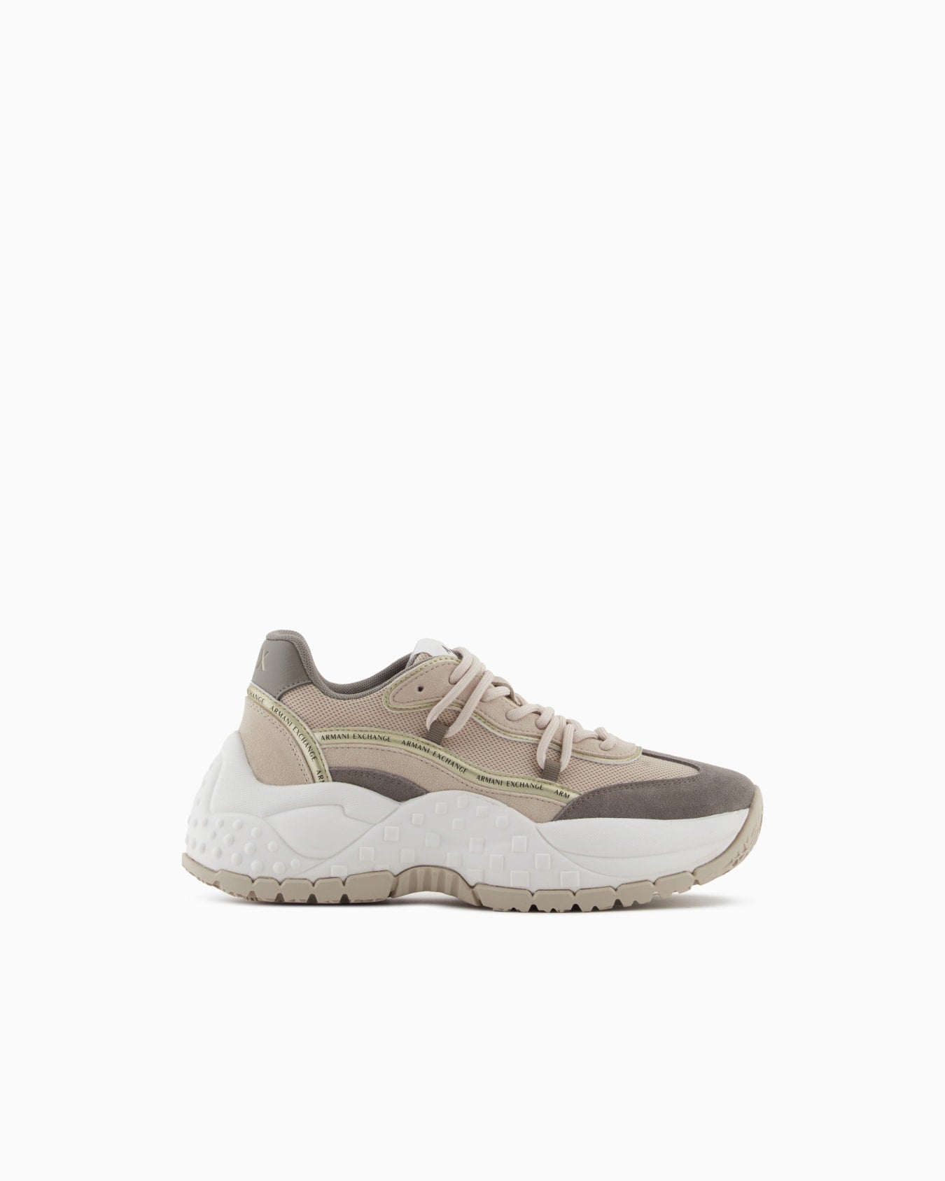 Armani Exchange Women's Sneakers with suede inserts - Dani Dyers