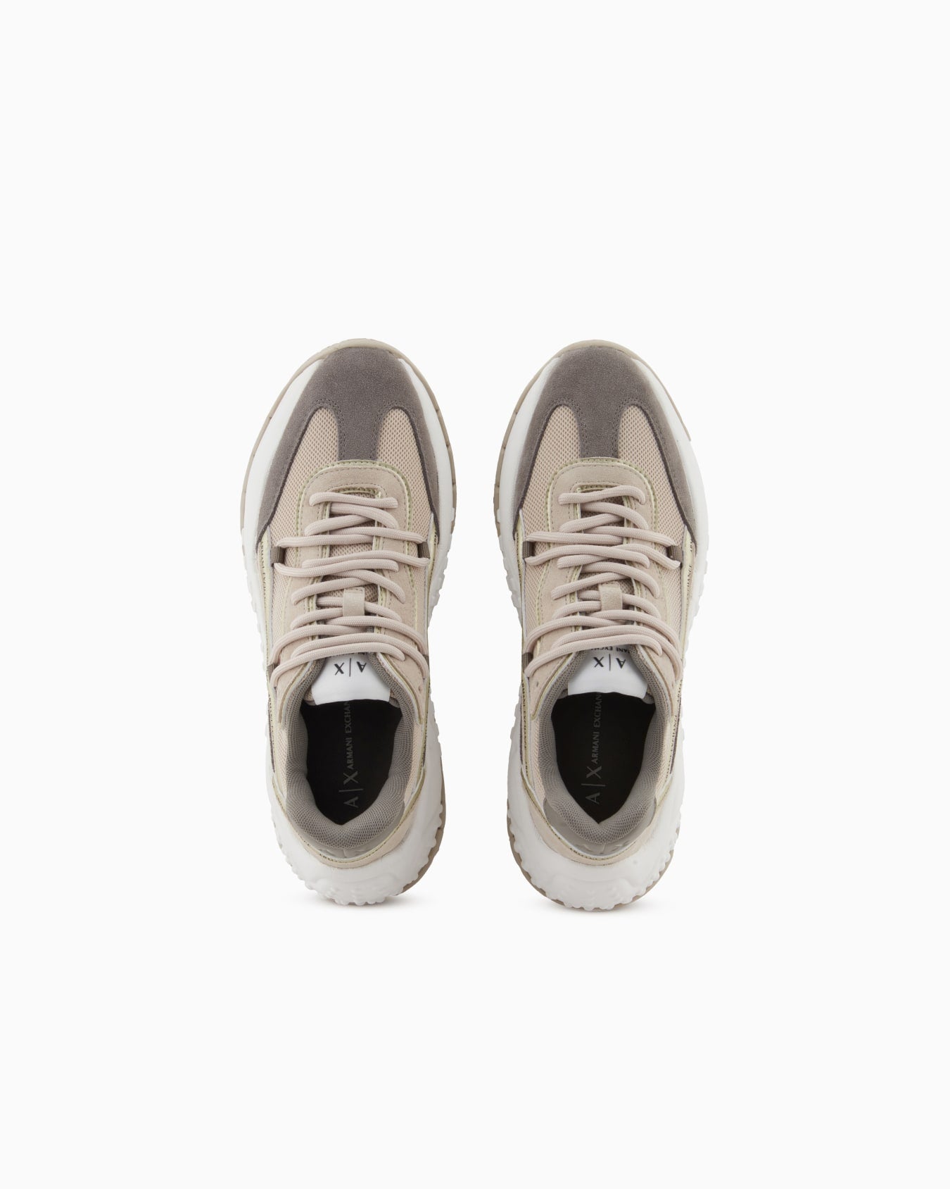 Armani Exchange Women's Sneakers with suede inserts - Dani Dyers