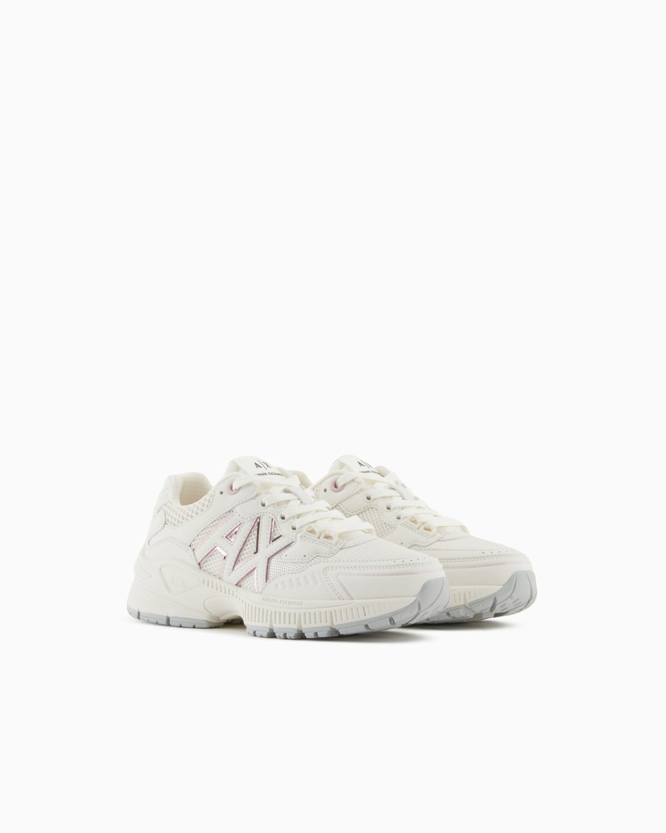 Armani Exchange Women's White Sneakers - Dani Dyers