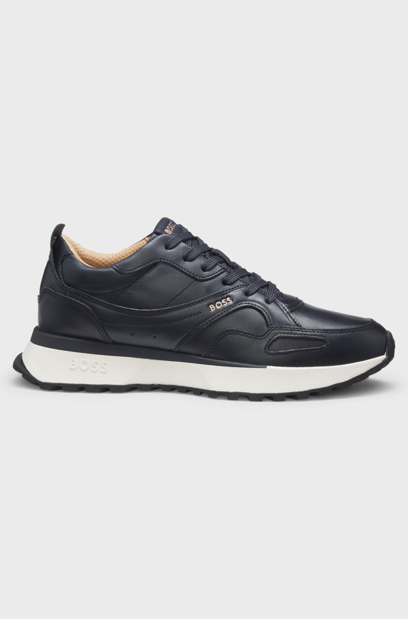Boss Men's Trainers in burnished leather - Dani Dyers