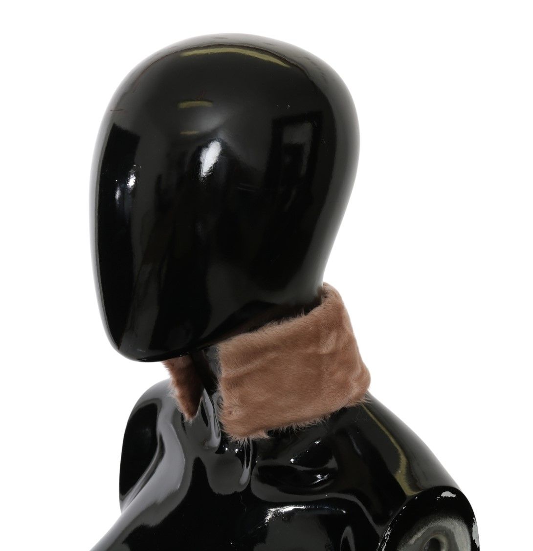 Dolce & Gabbana Beige Fur Neck Collar Lambskin Scarf - Dani Dyers