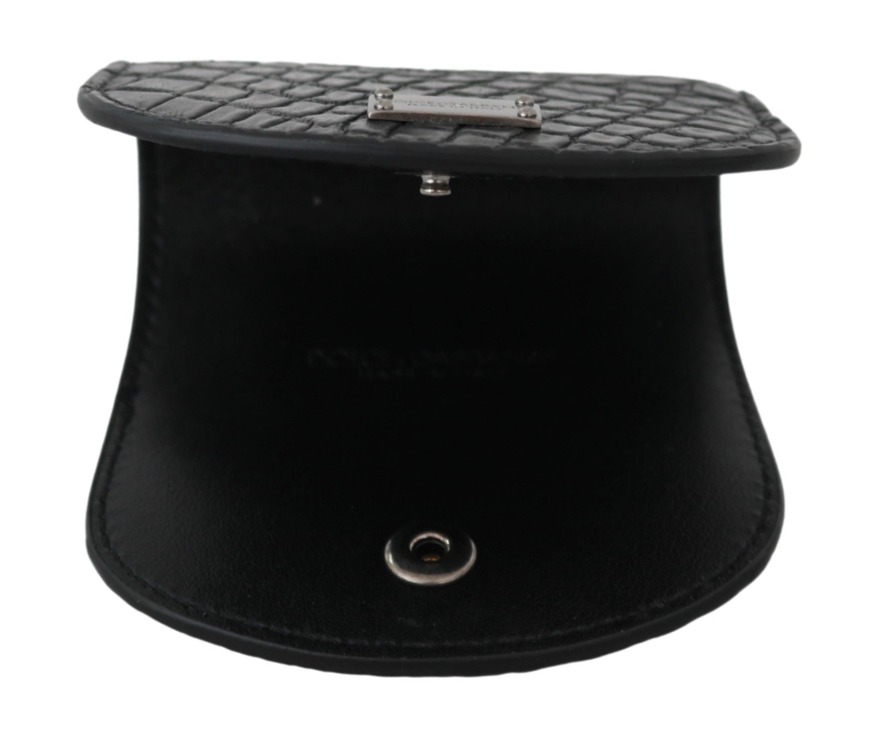 Dolce & Gabbana Black Exotic Skin Pocket Condom Case Holder - Dani Dyers