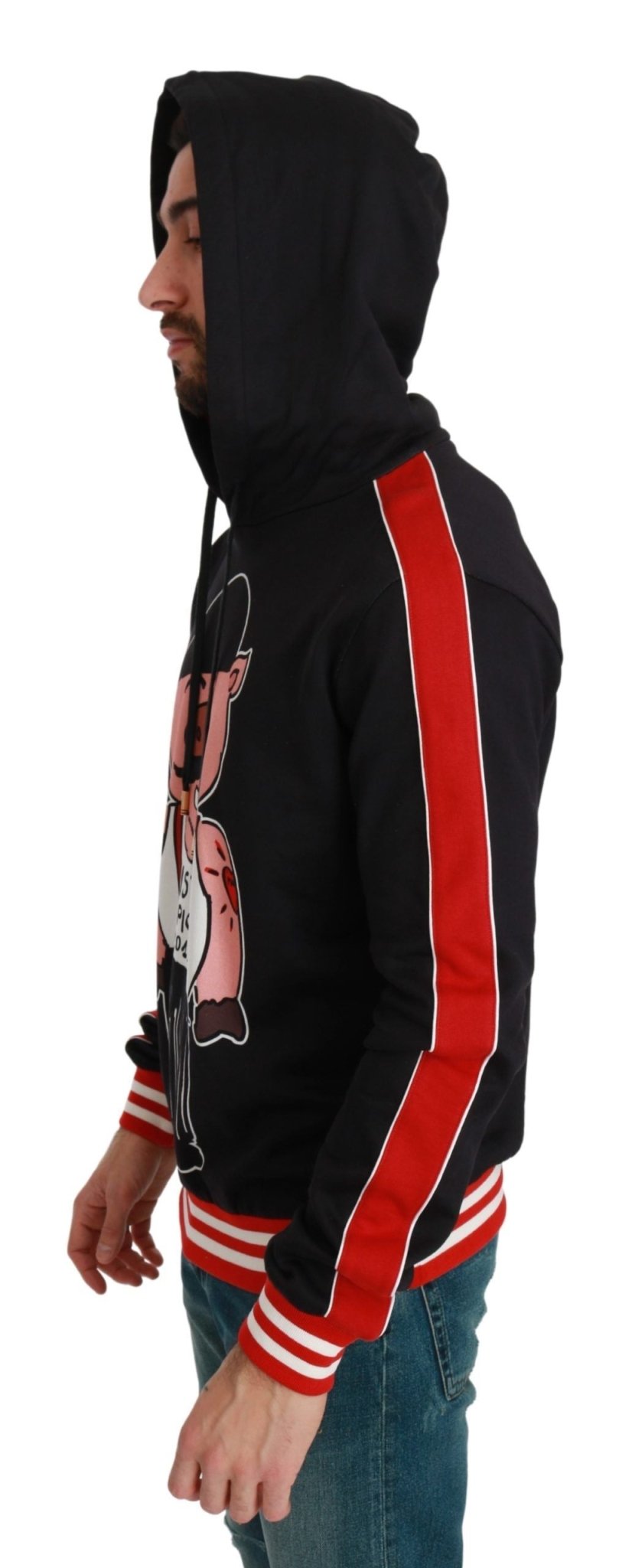 Dolce & Gabbana Black Pig of the Year Hooded Sweater - Dani Dyers