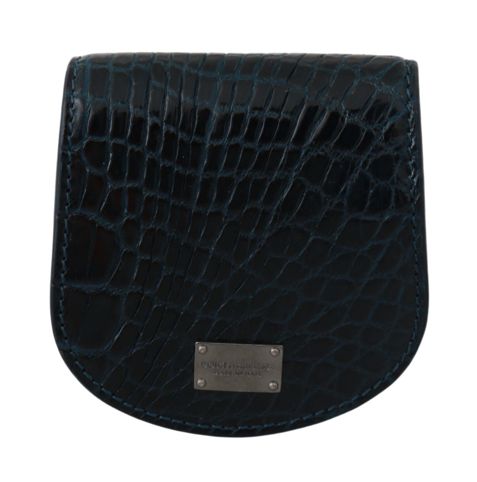 Dolce & Gabbana Blue Exotic Skins Condom Case Holder Pocket - Dani Dyers