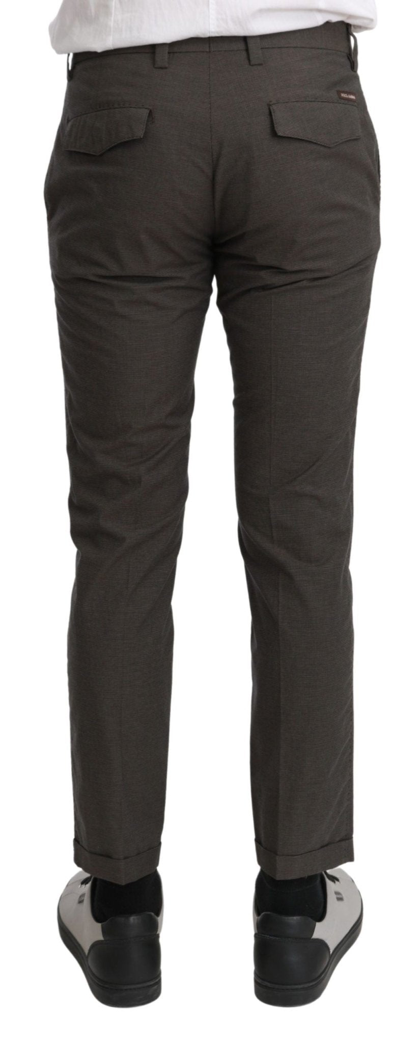 Dolce & Gabbana Brown Casual Mens Trouser 100% Cotton Pants - Dani Dyers