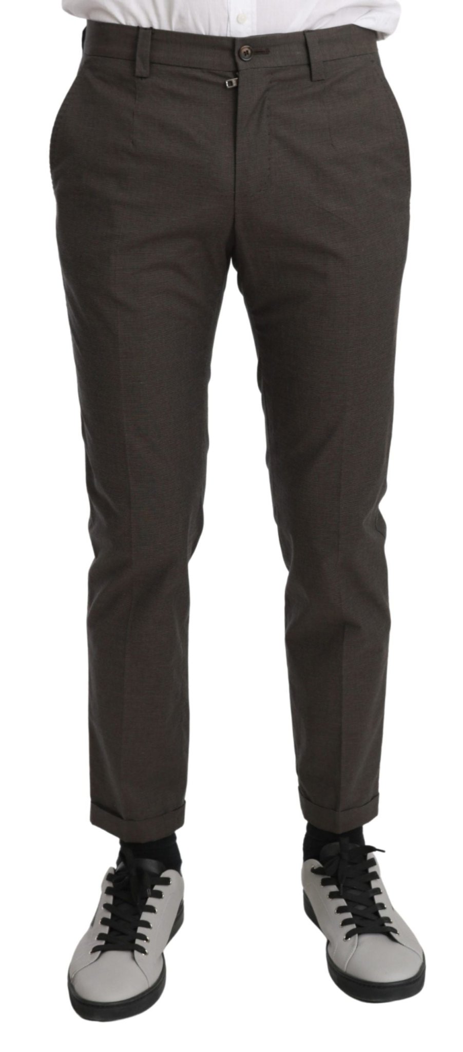 Dolce & Gabbana Brown Casual Mens Trouser 100% Cotton Pants - Dani Dyers