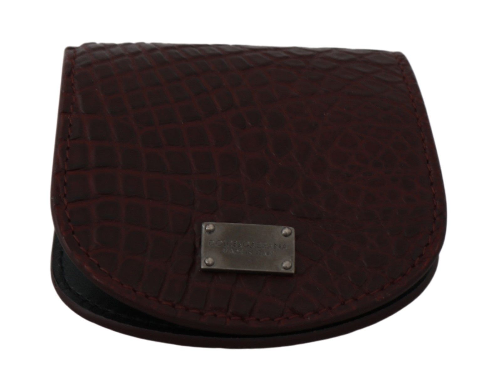 Dolce & Gabbana Brown Exotic Skin Pocket Condom Case Holder - Dani Dyers