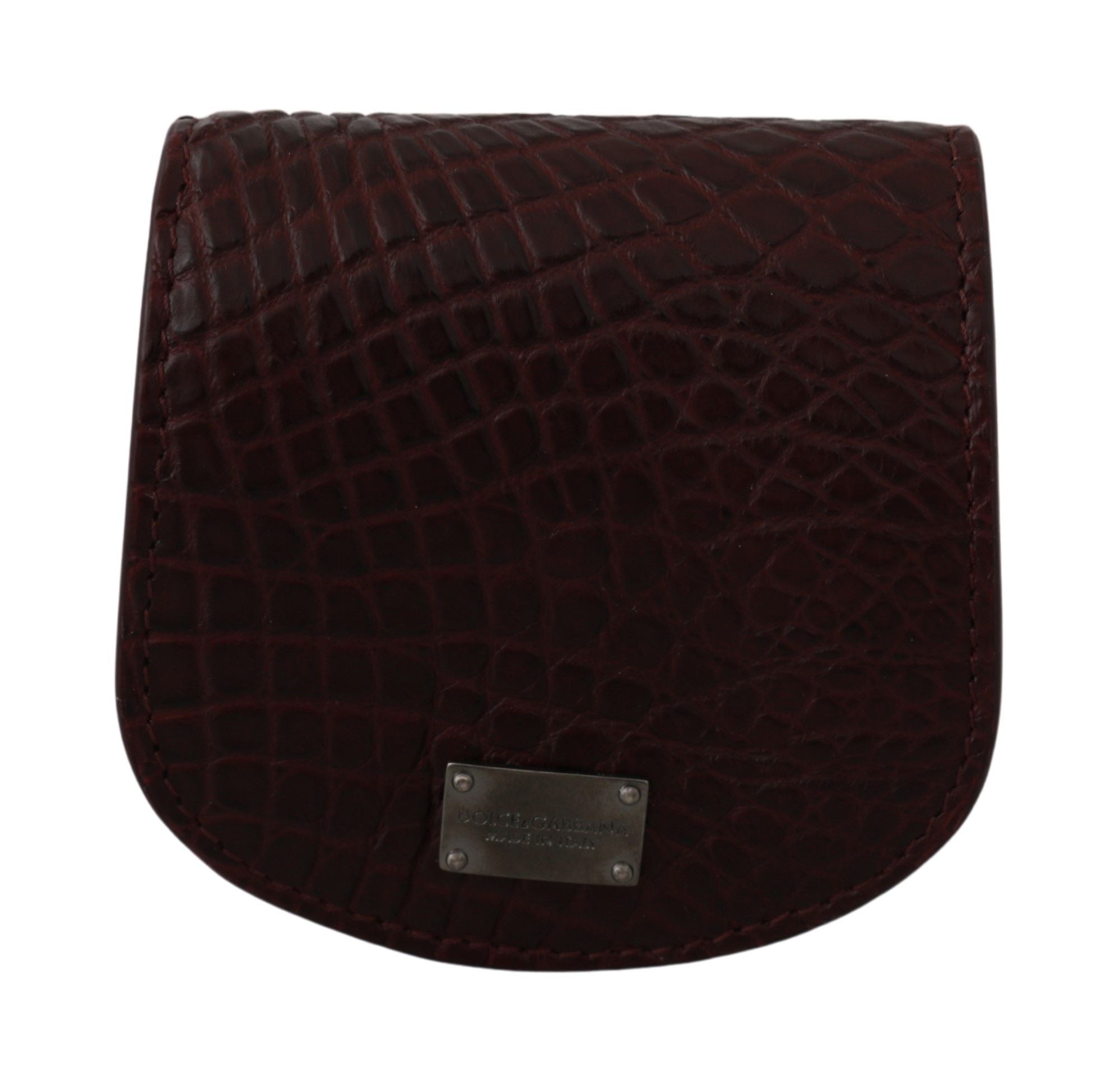 Dolce & Gabbana Brown Exotic Skin Pocket Condom Case Holder - Dani Dyers