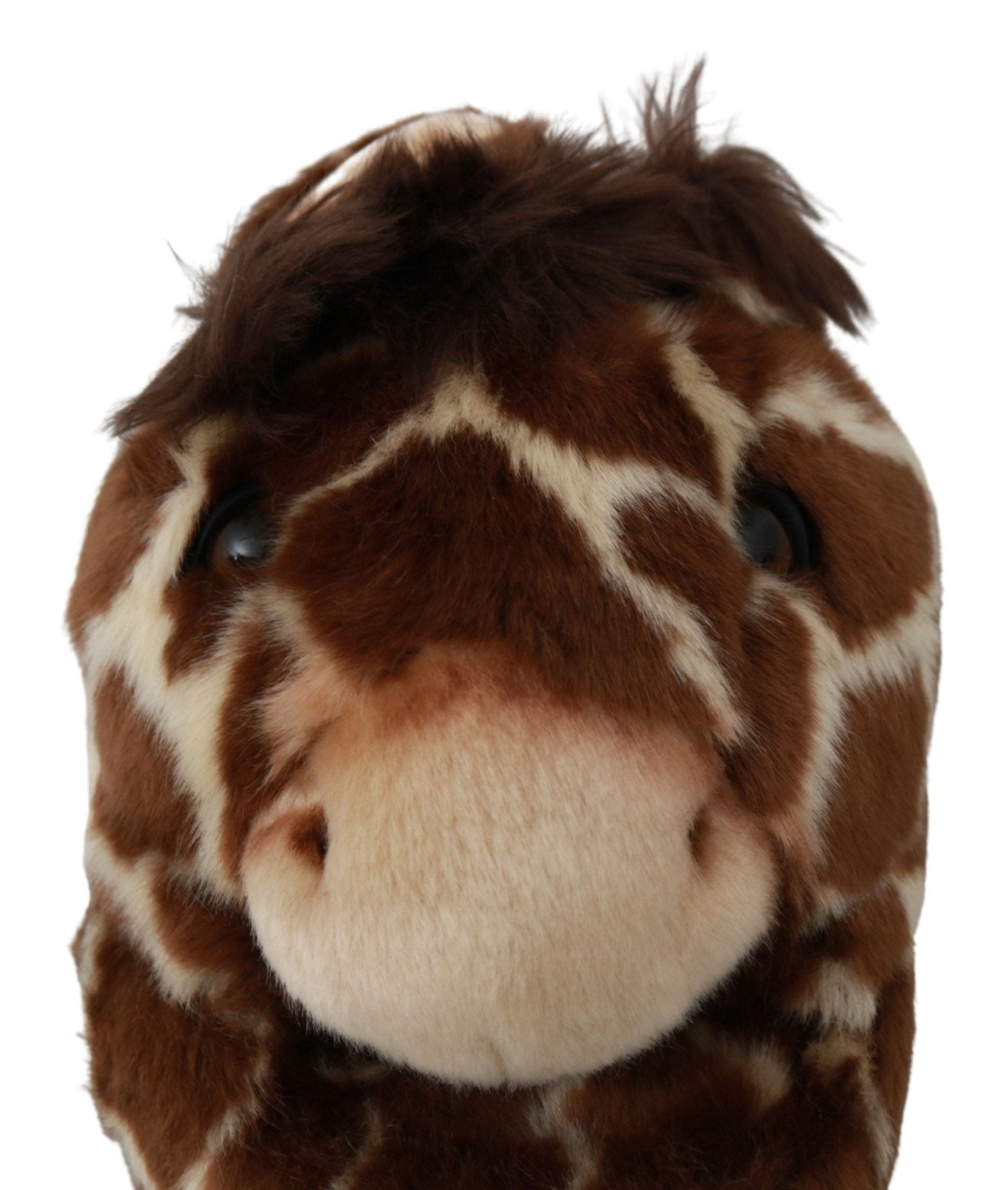 Dolce & Gabbana Brown Giraffe Slippers Flats Sandals Shoes - Dani Dyers