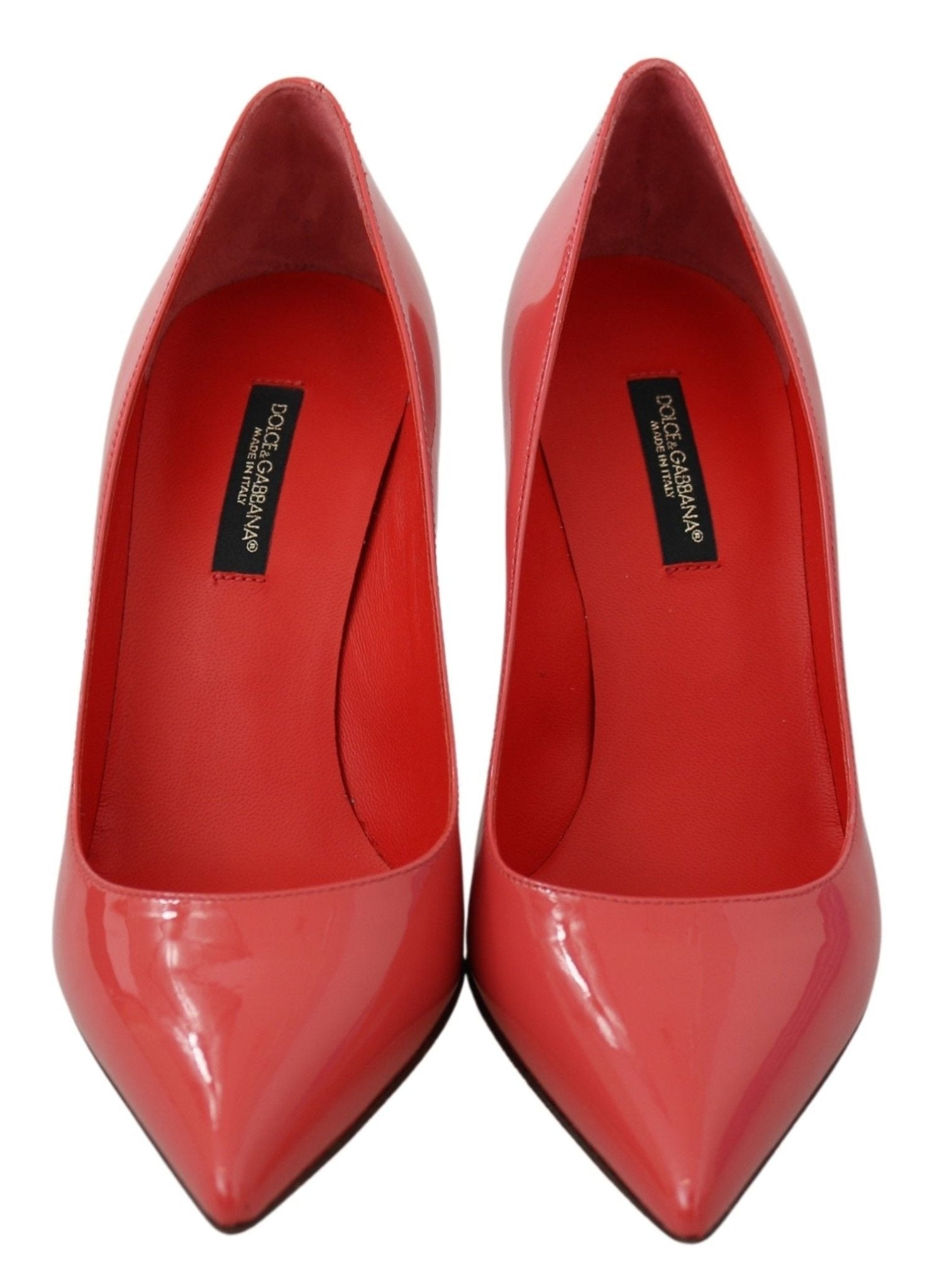 Dolce & Gabbana Dark Pink Patent Leather Heels Pumps - Dani Dyers