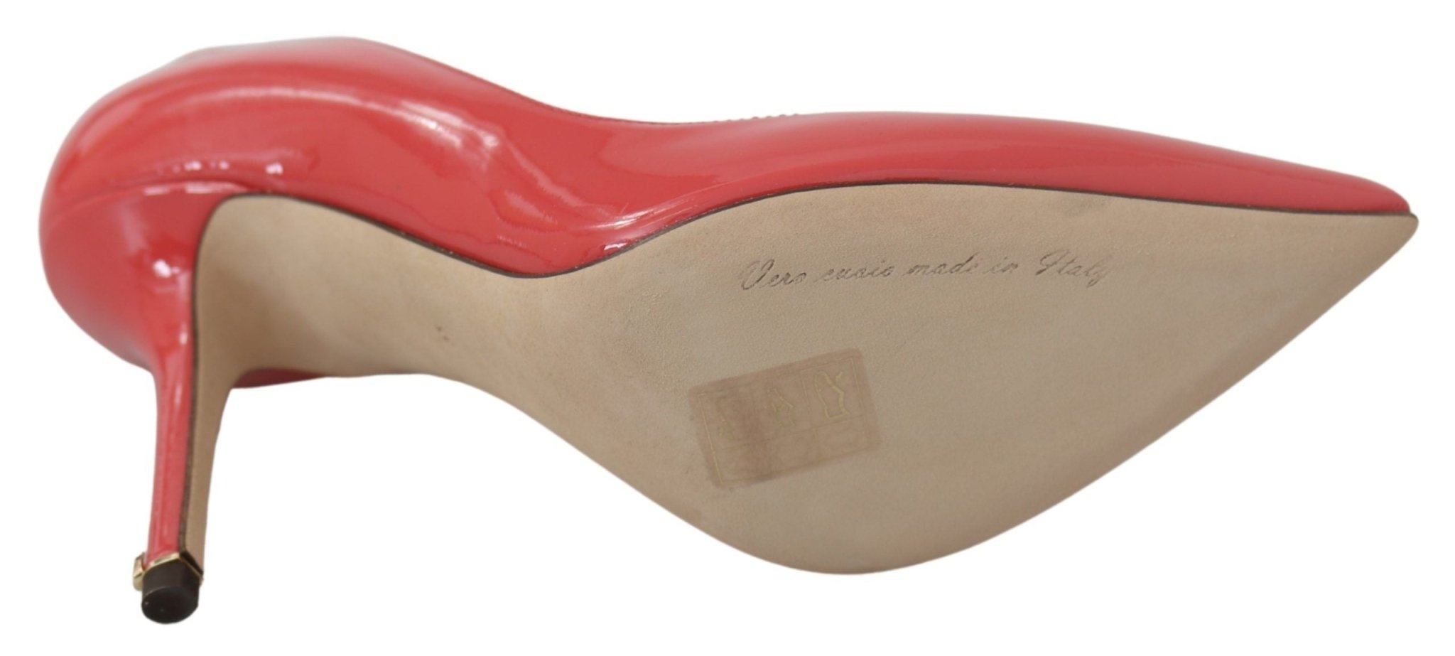 Dolce & Gabbana Dark Pink Patent Leather Heels Pumps - Dani Dyers