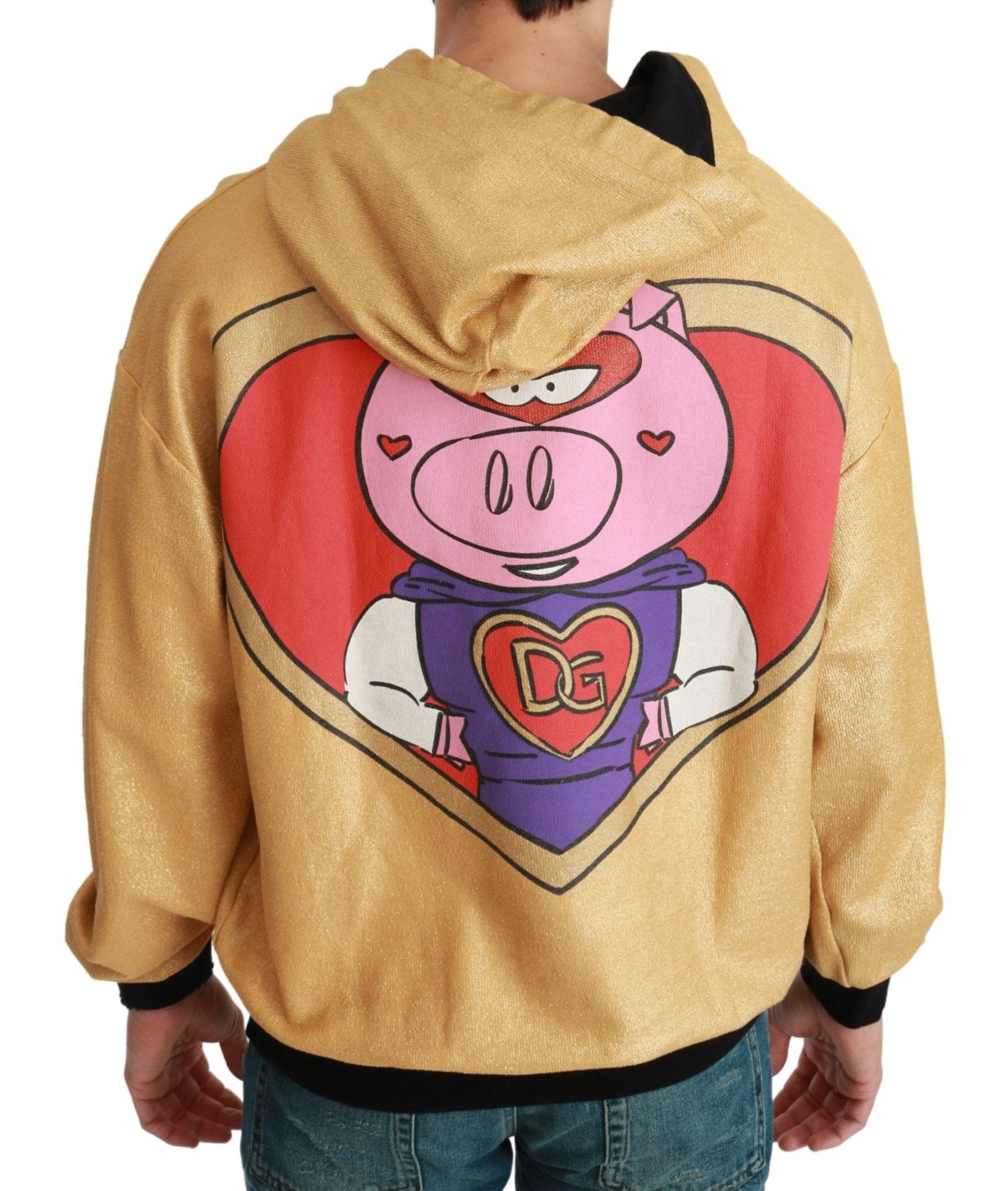 Dolce & Gabbana Gold Pig of the Year Hooded Sweater - Dani Dyers