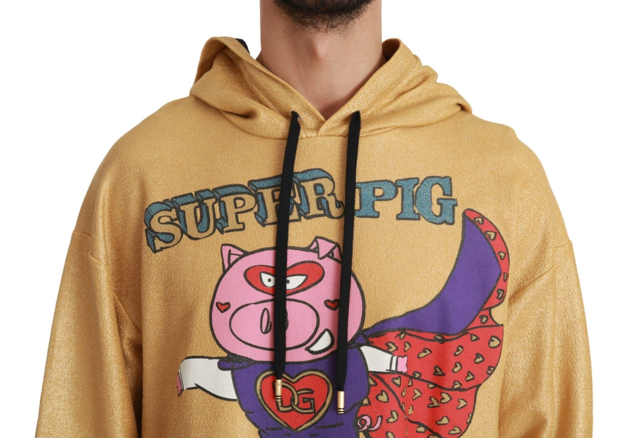 Dolce & Gabbana Gold Pig of the Year Hooded Sweater - Dani Dyers