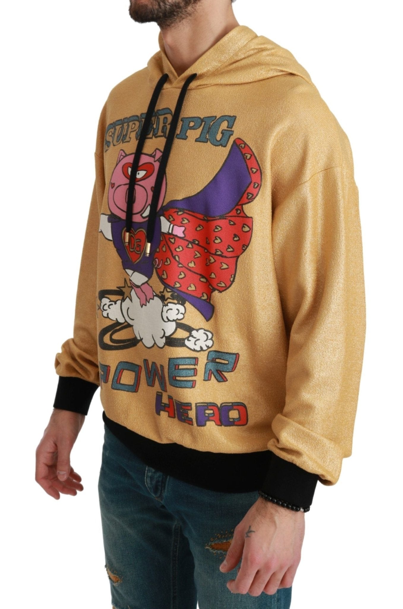 Dolce & Gabbana Gold Pig of the Year Hooded Sweater - Dani Dyers