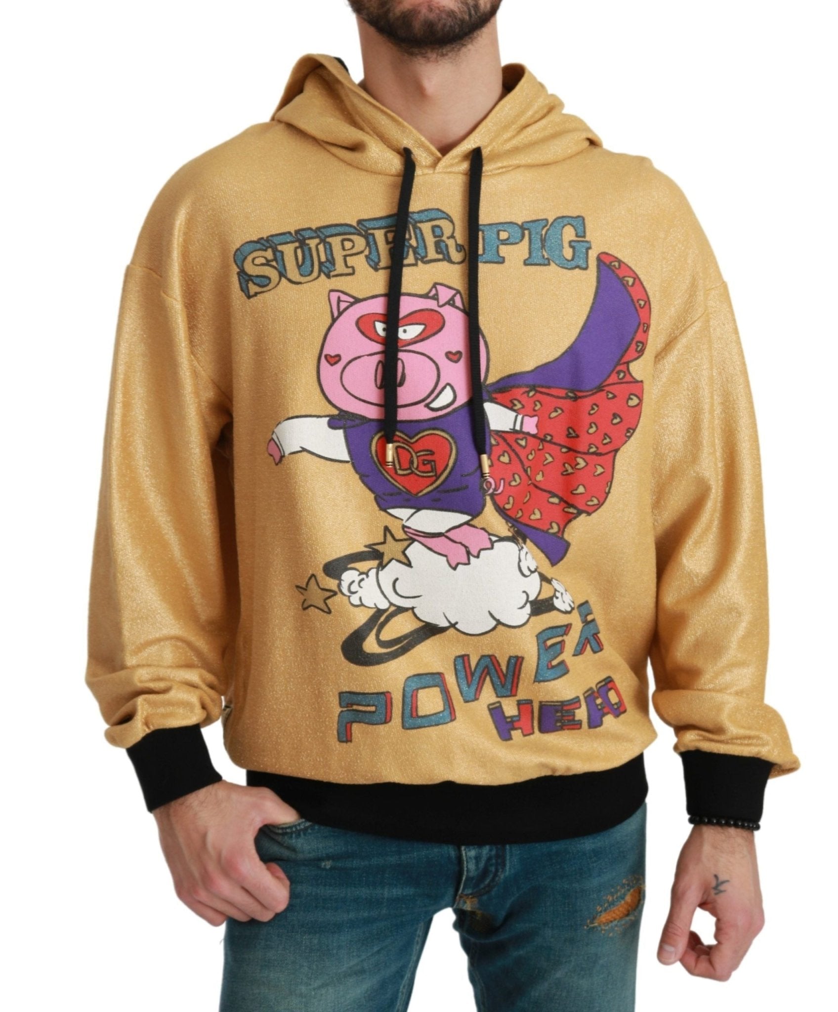 Dolce & Gabbana Gold Pig of the Year Hooded Sweater - Dani Dyers