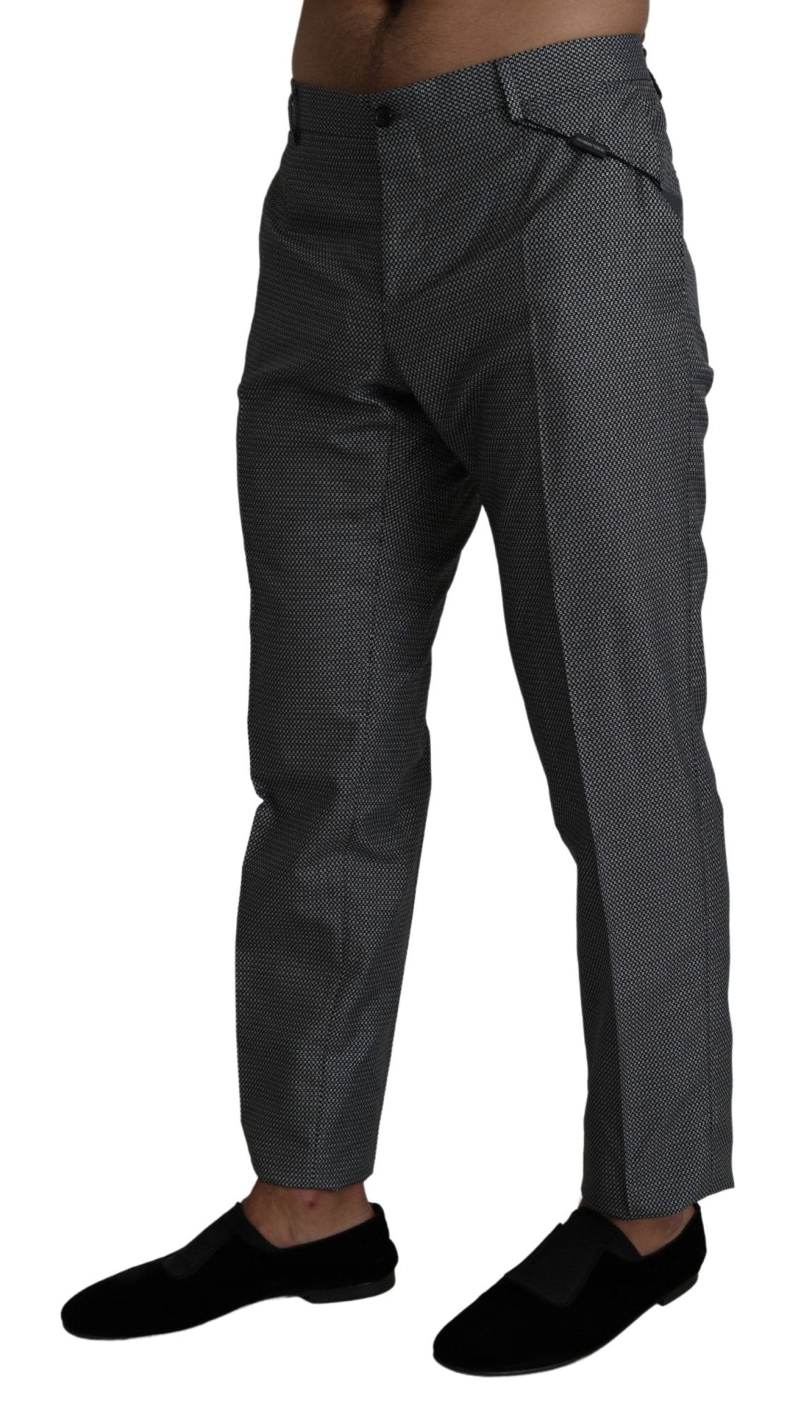Dolce & Gabbana Gray Formal Dress Trouser Slim Fit Pants - Dani Dyers