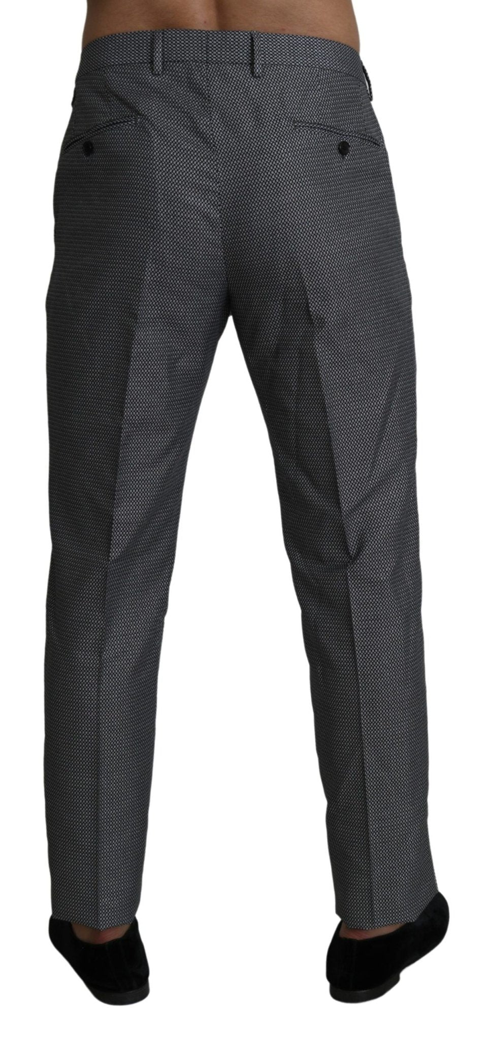 Dolce & Gabbana Gray Formal Dress Trouser Slim Fit Pants - Dani Dyers