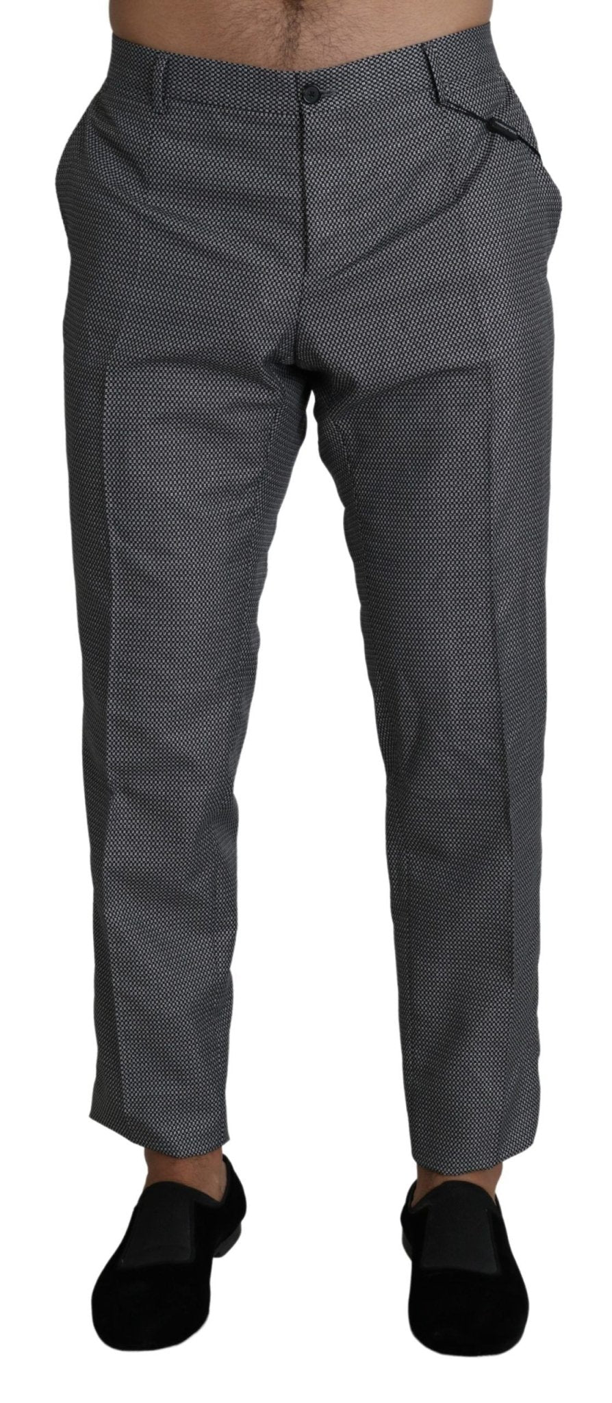 Dolce & Gabbana Gray Formal Dress Trouser Slim Fit Pants - Dani Dyers