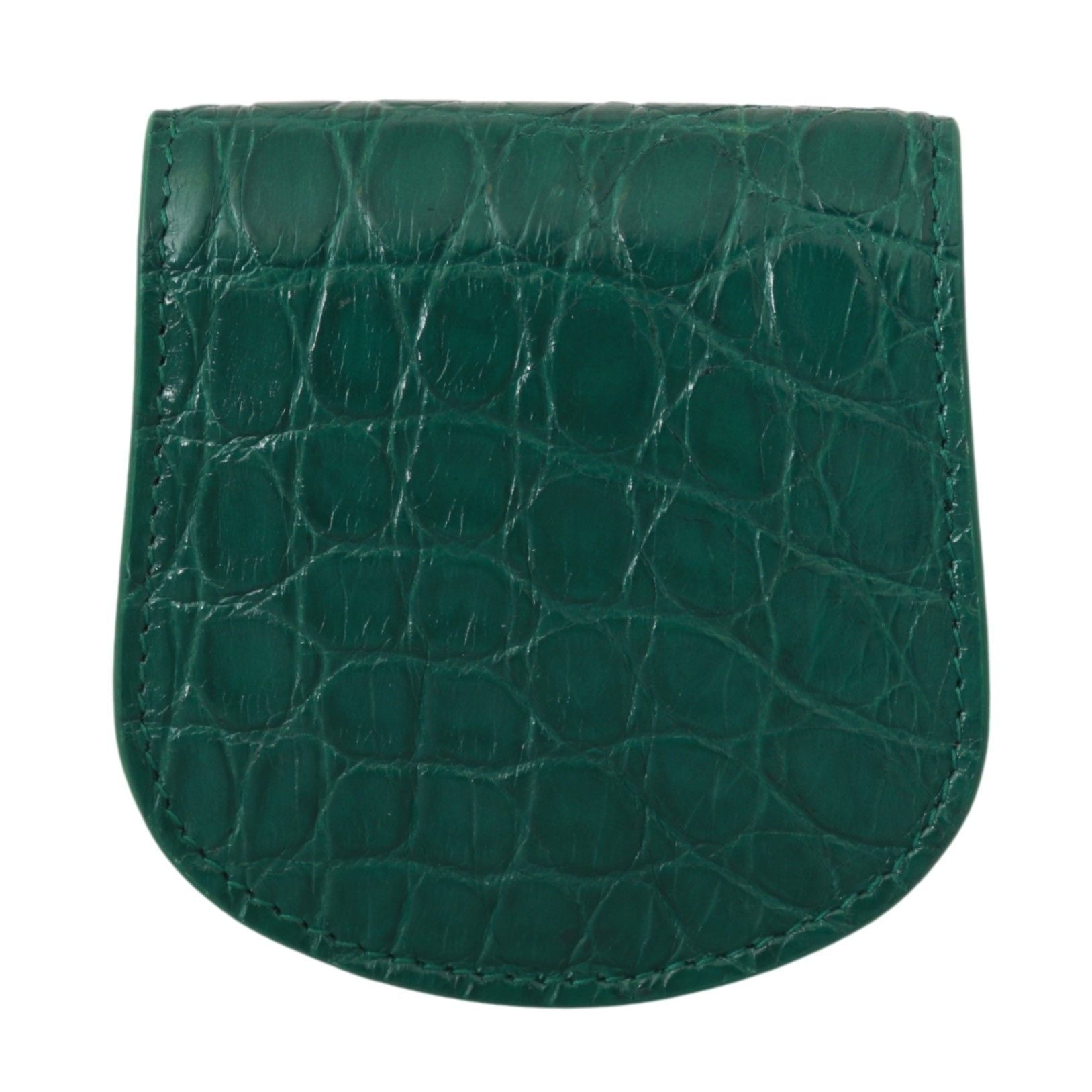 Dolce & Gabbana Green Exotic Skins Condom Case Holder Wallet - Dani Dyers