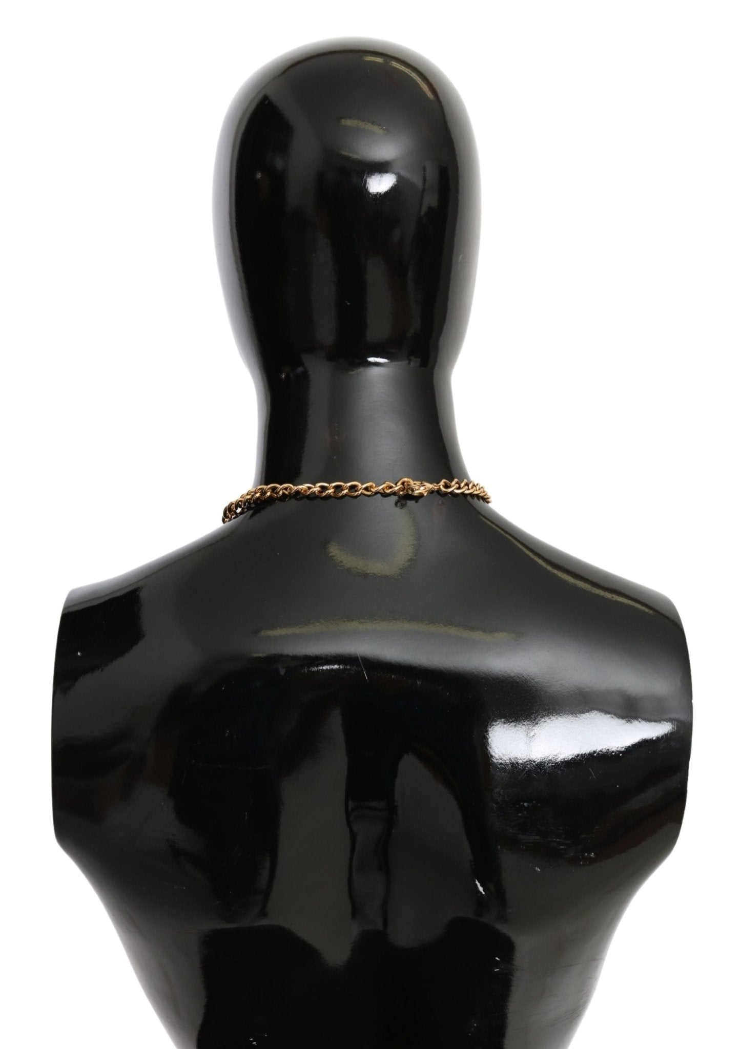 Dolce & Gabbana Green Leaves Gold Brass Crystal Flower Pendant Necklace - Dani Dyers