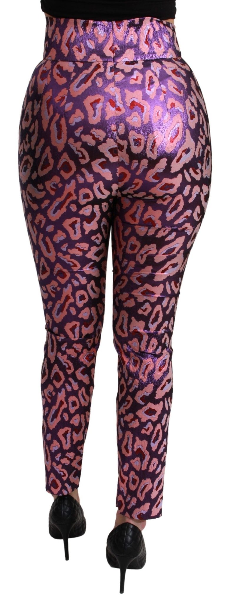 Dolce & Gabbana Multicolor Patterned Cropped High Waist Pants - Dani Dyers