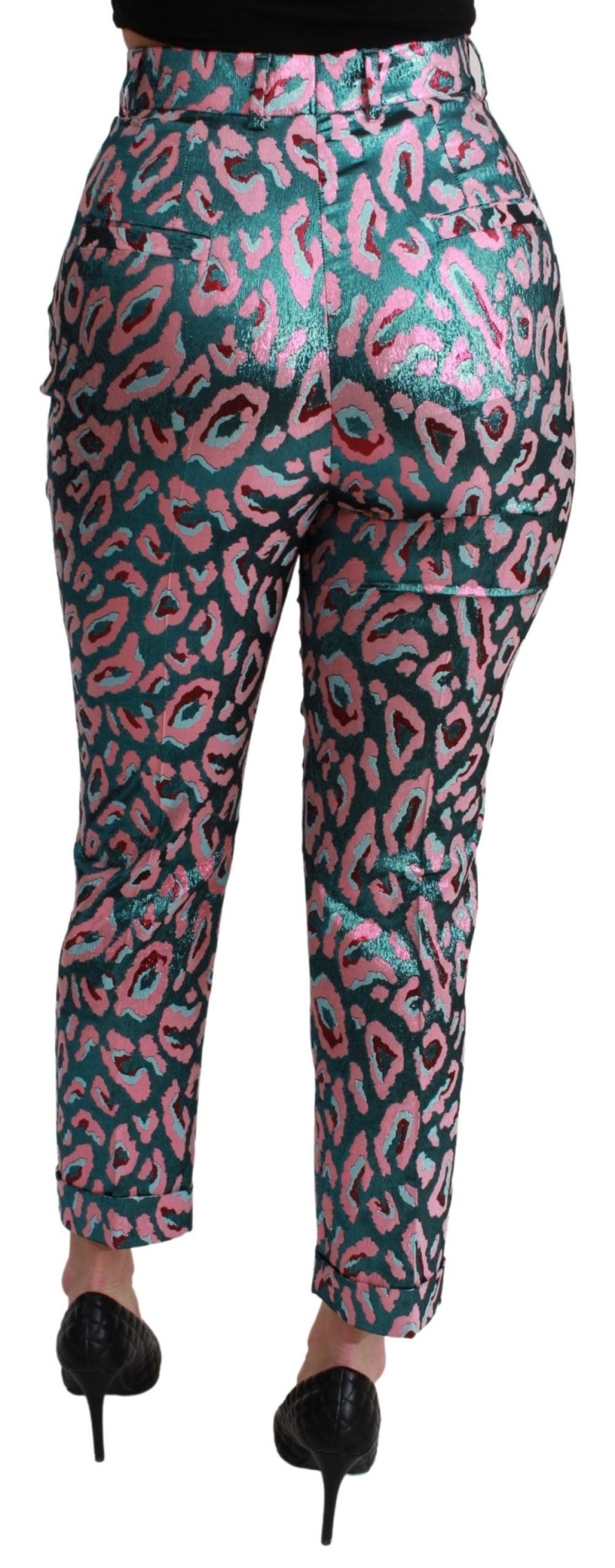 Dolce & Gabbana Multicolor Patterned Cropped High Waist Pants - Dani Dyers