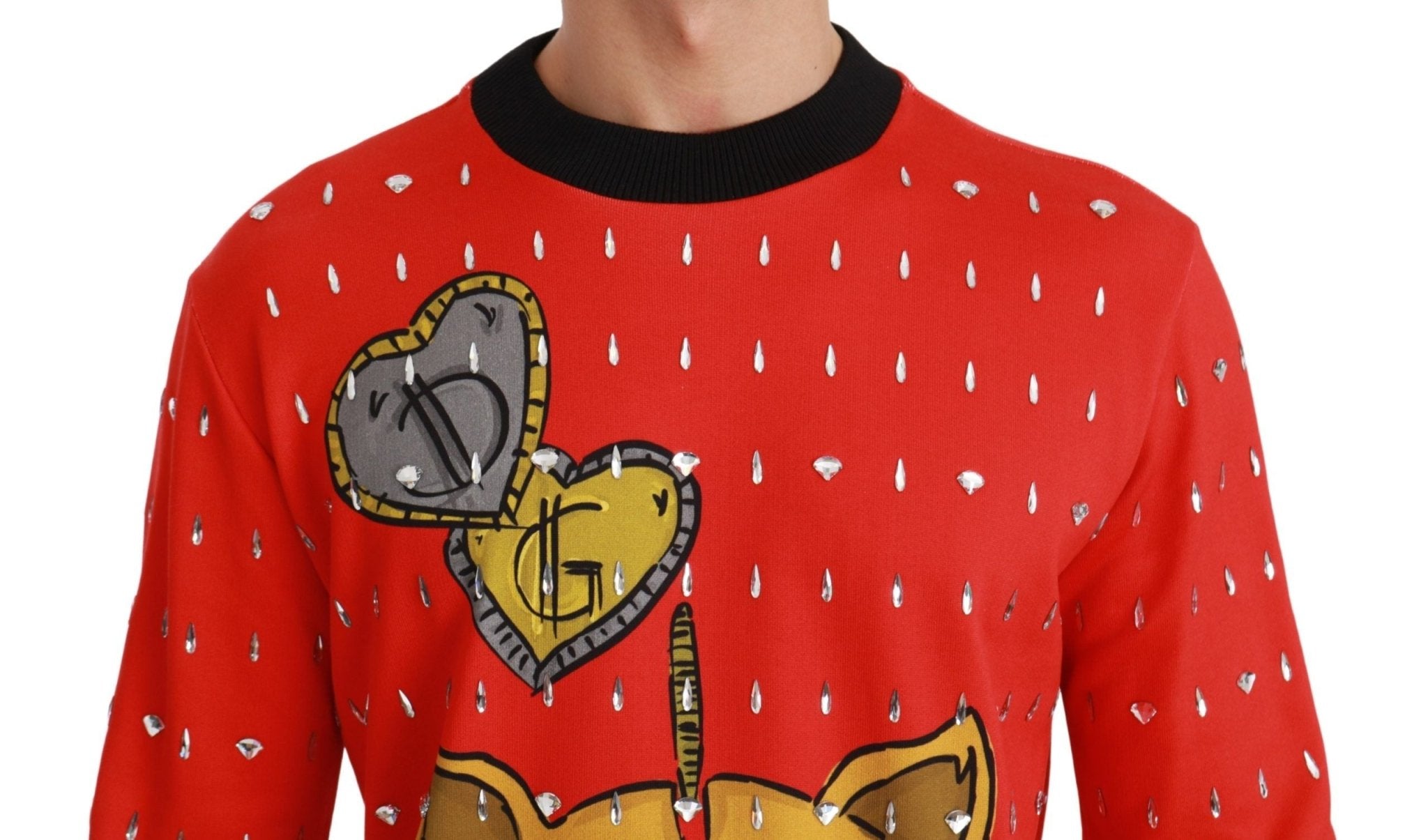 Dolce & Gabbana Red Crystal Pig of the Year Sweater - Dani Dyers