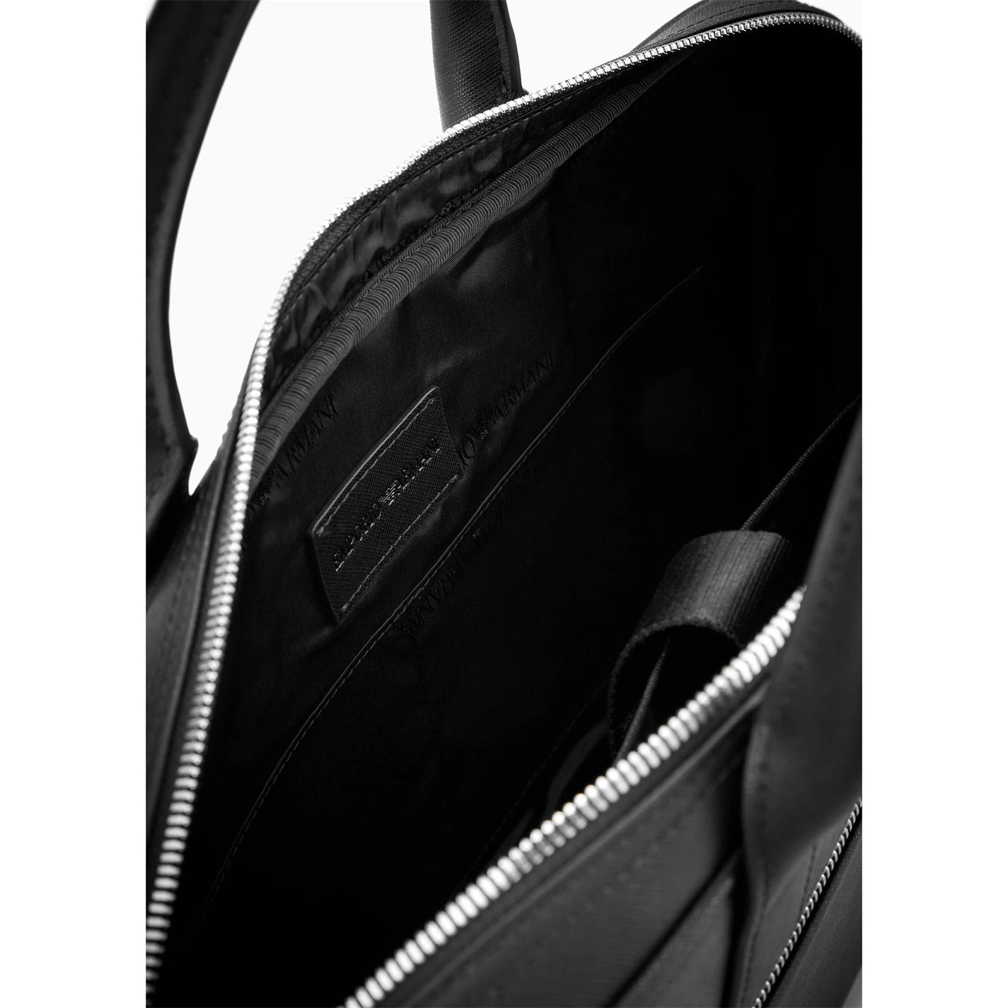 Emporio Armani Regenerated Saffiano Leather Business Bag - Dani Dyers