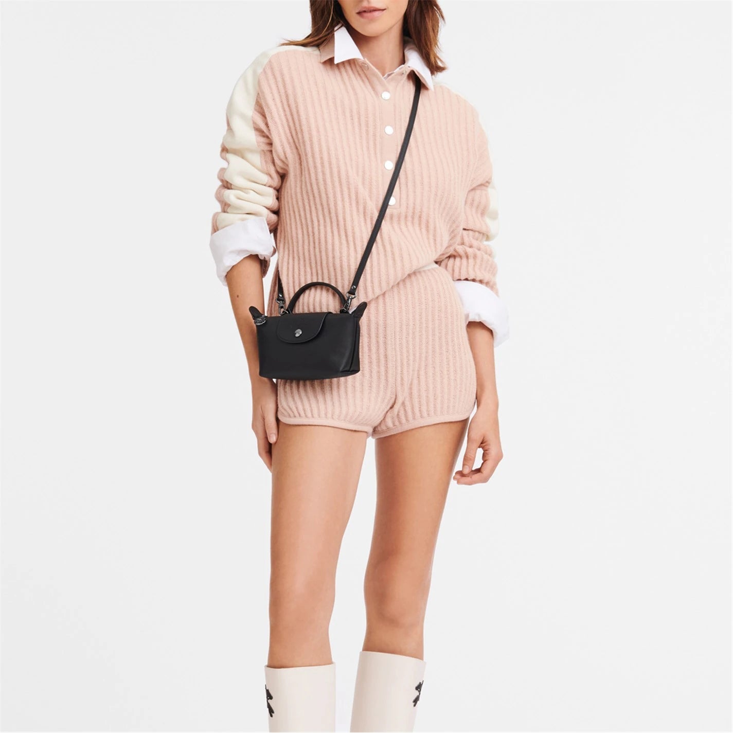 Longchamp Women's Logo Pochette Xs Le Pliage Handbag - Dani Dyers