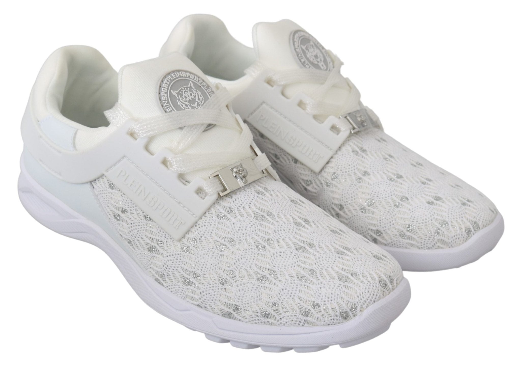 Philipp Plein White Polyester Casual Sneakers Shoes - Dani Dyers