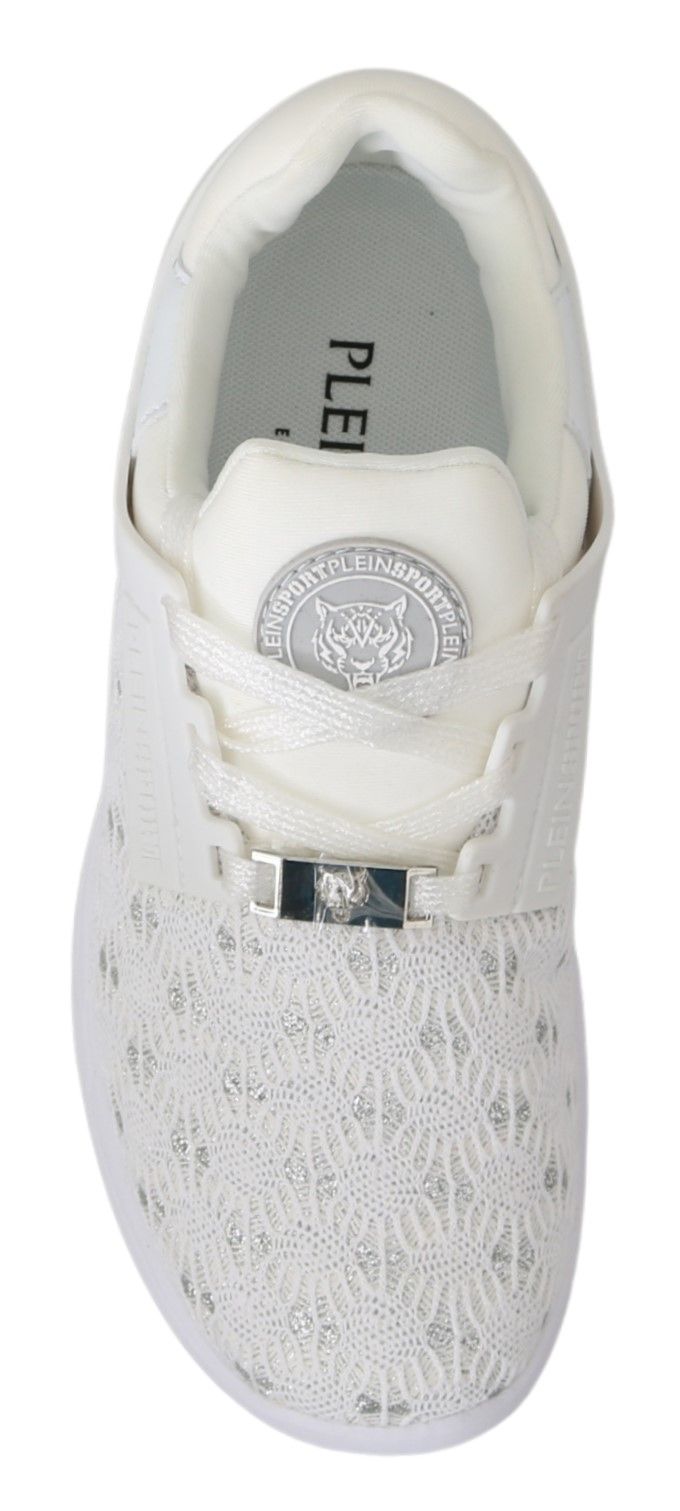 Philipp Plein White Polyester Casual Sneakers Shoes - Dani Dyers