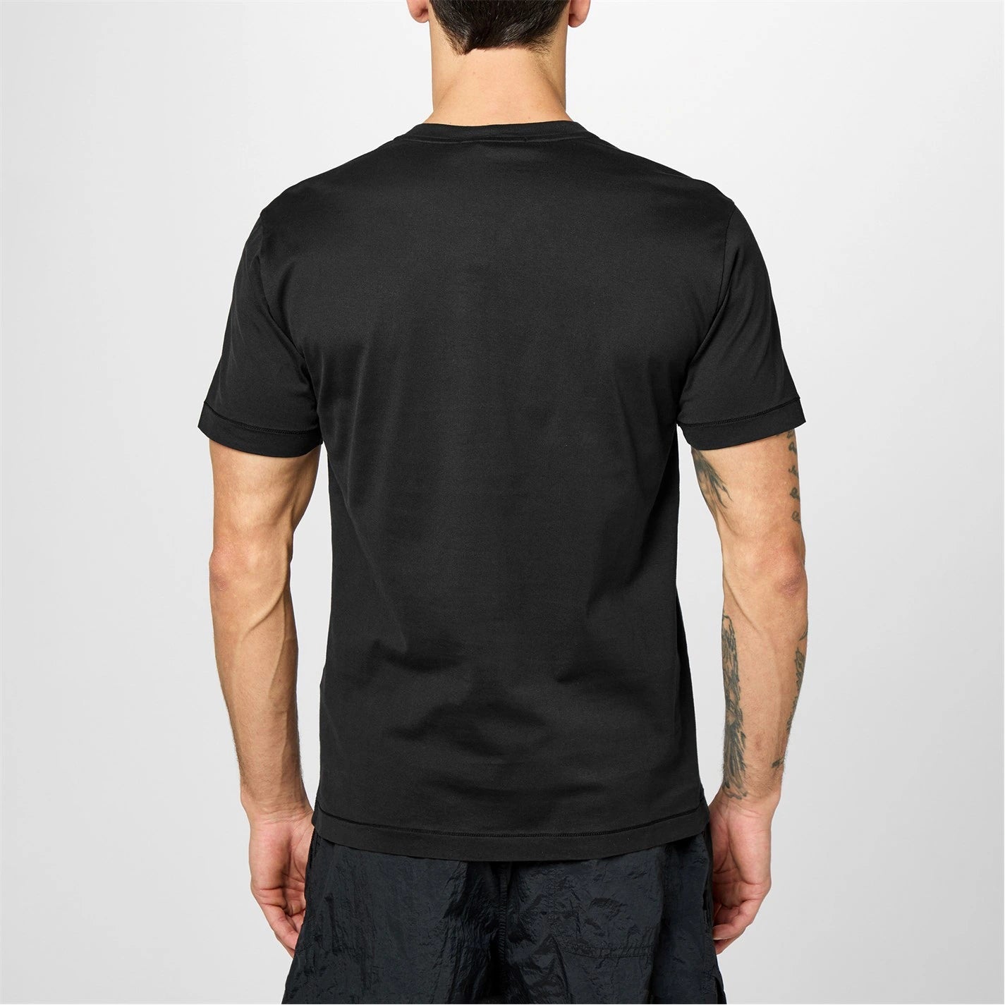 Stone Island Men's Cotton Compass Logo Patch T-Shirt - Dani Dyers