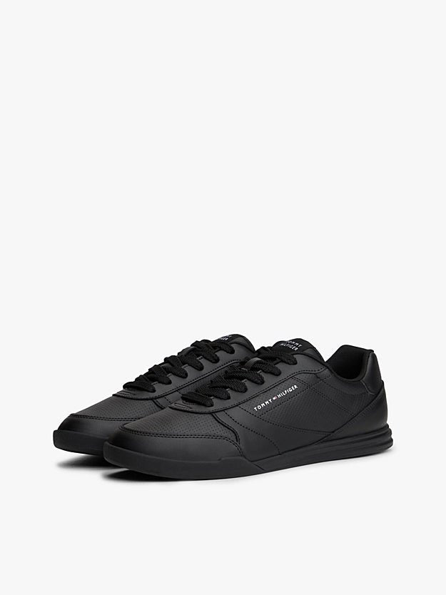 Tommy Hilfiger Men's Debossed Logo Cupsole Trainers With Leather - Dani Dyers