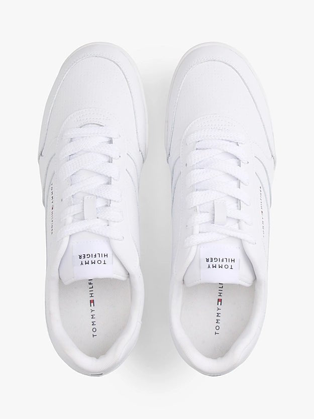 Tommy Hilfiger Men's Debossed Logo Cupsole Trainers With Leather - Dani Dyers