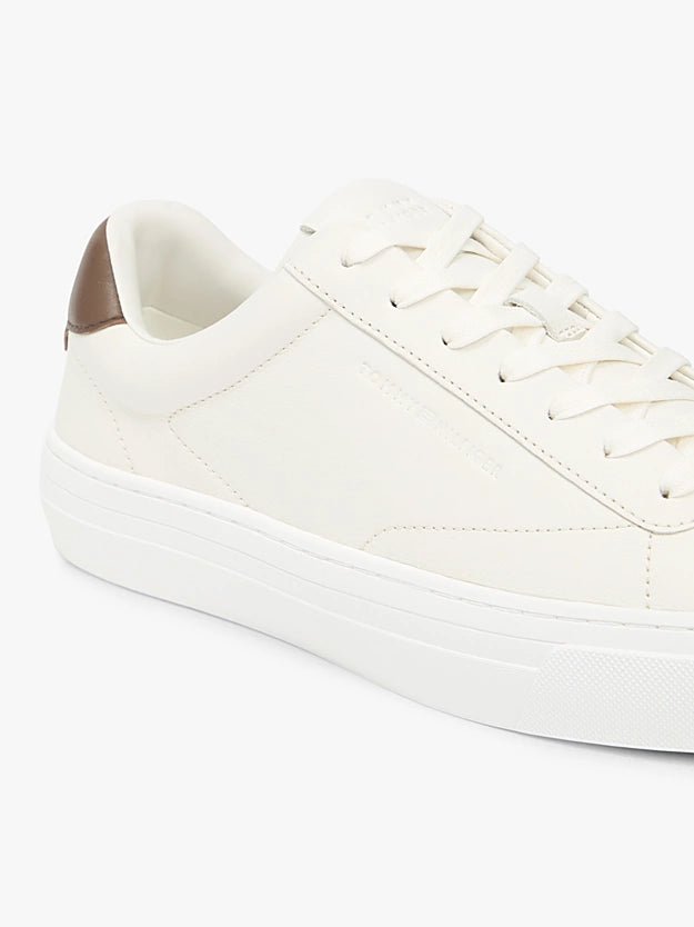 Tommy Hilfiger Men's Leather Debossed Logo Cupsole Trainers - Dani Dyers