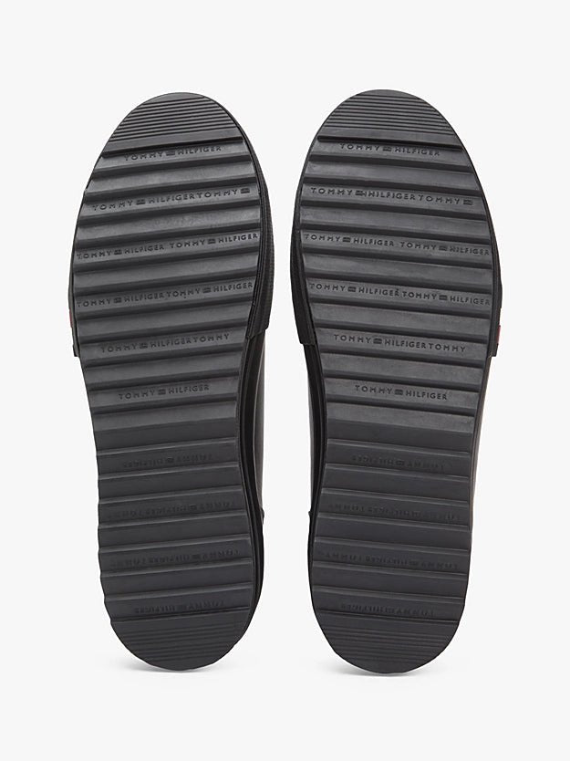 Tommy Hilfiger Men's Leather Serrated Mid - Top Trainers - Dani Dyers