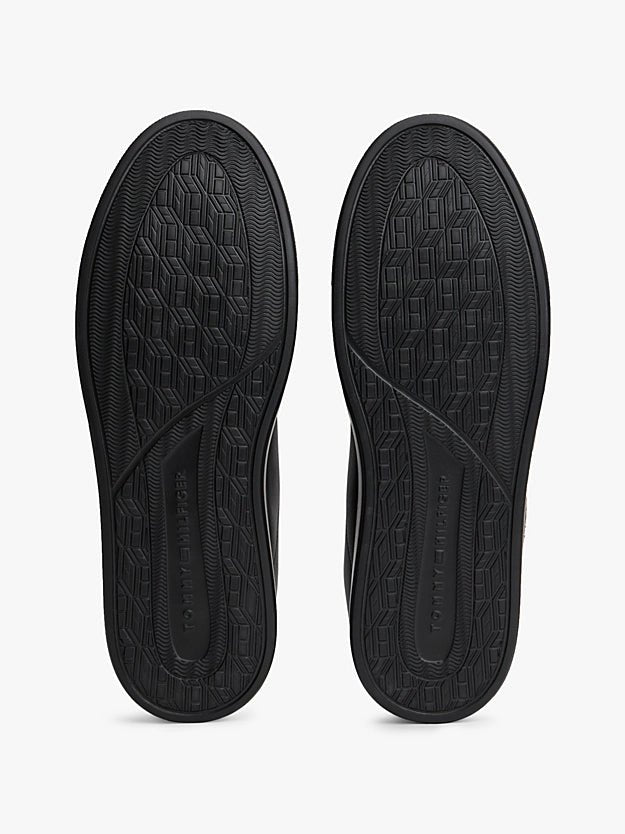 Tommy Hilfiger Men's Lightweight Leather Cupsole Court Trainers - Dani Dyers